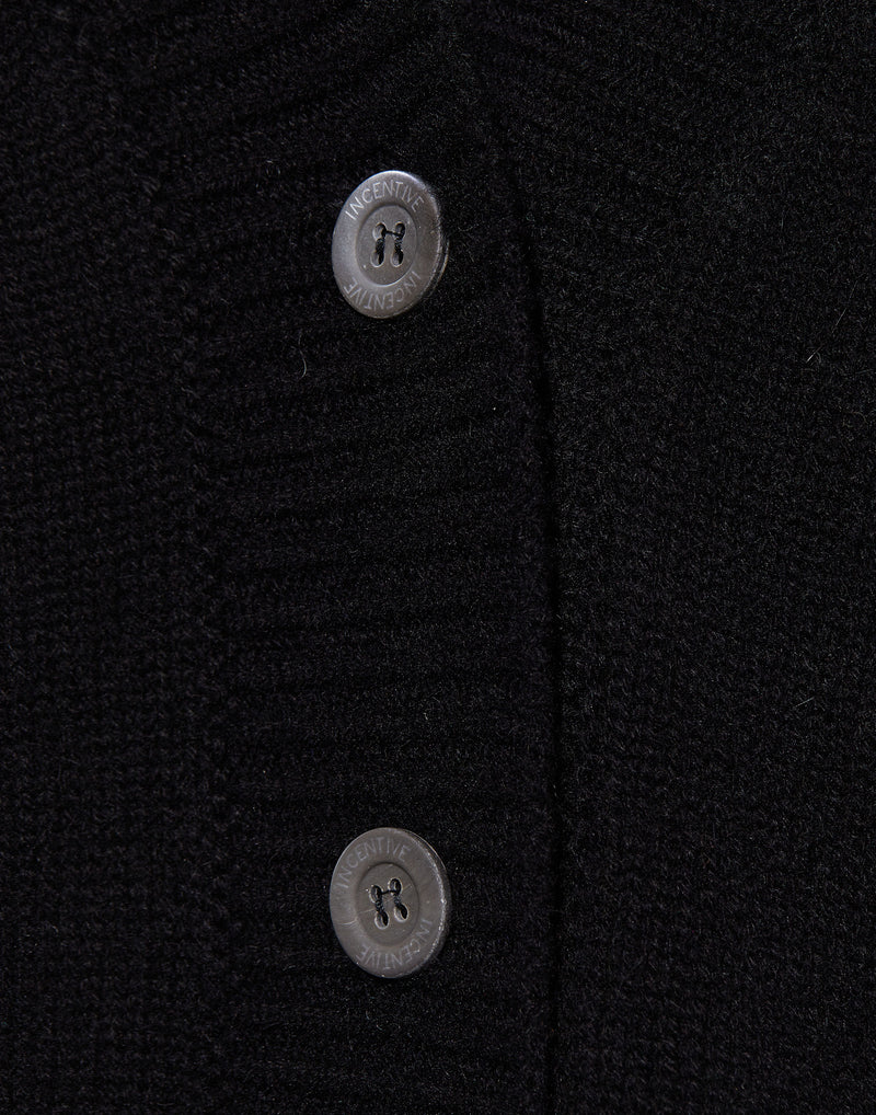 Embassy Black Cashmere Indre Cardigan