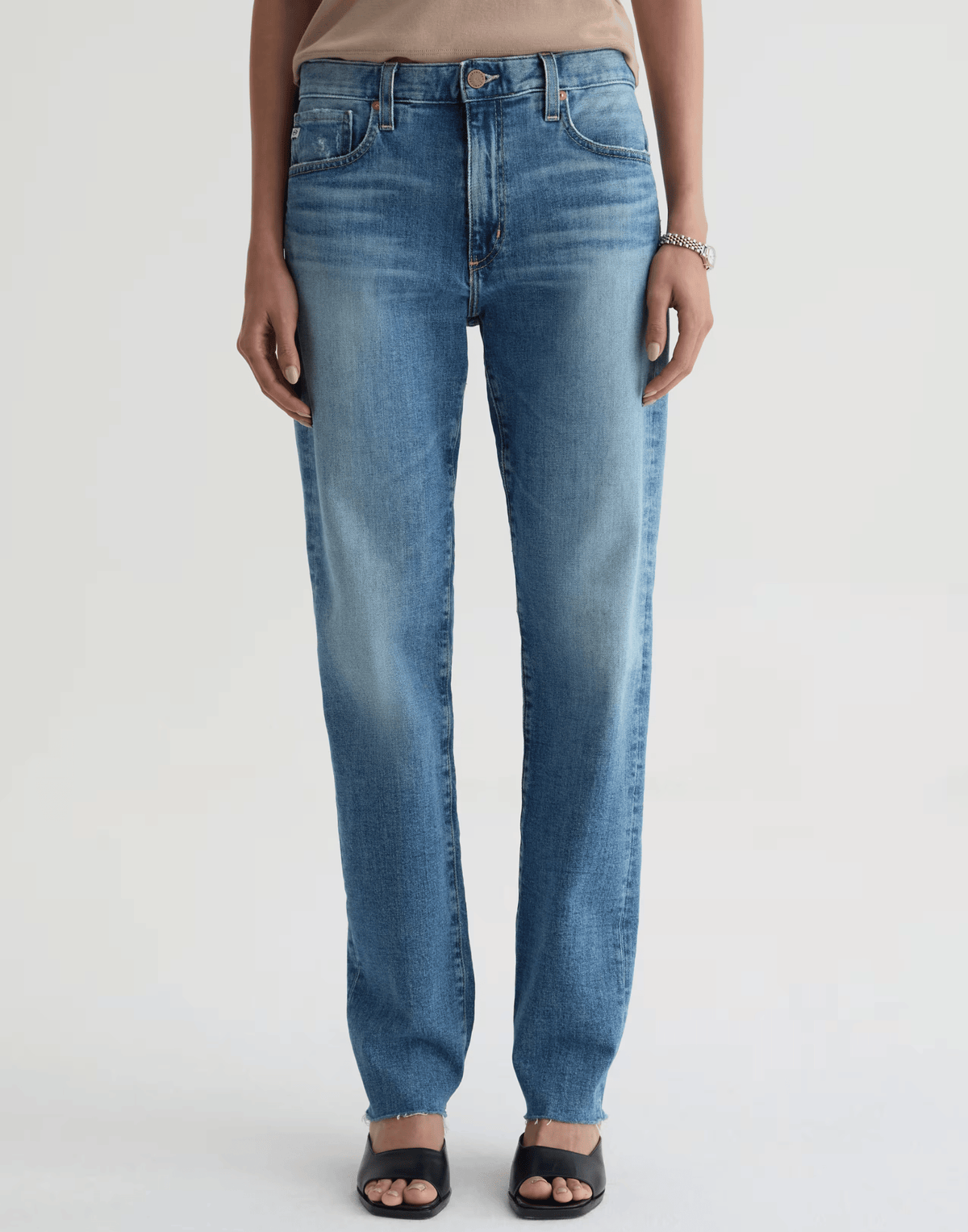 American West Mid-Rise Boyfriend Jeans