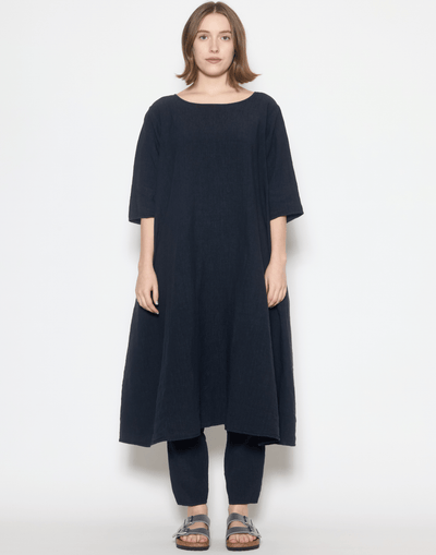 Danish Blue Linen Yilin Tunic Dress
