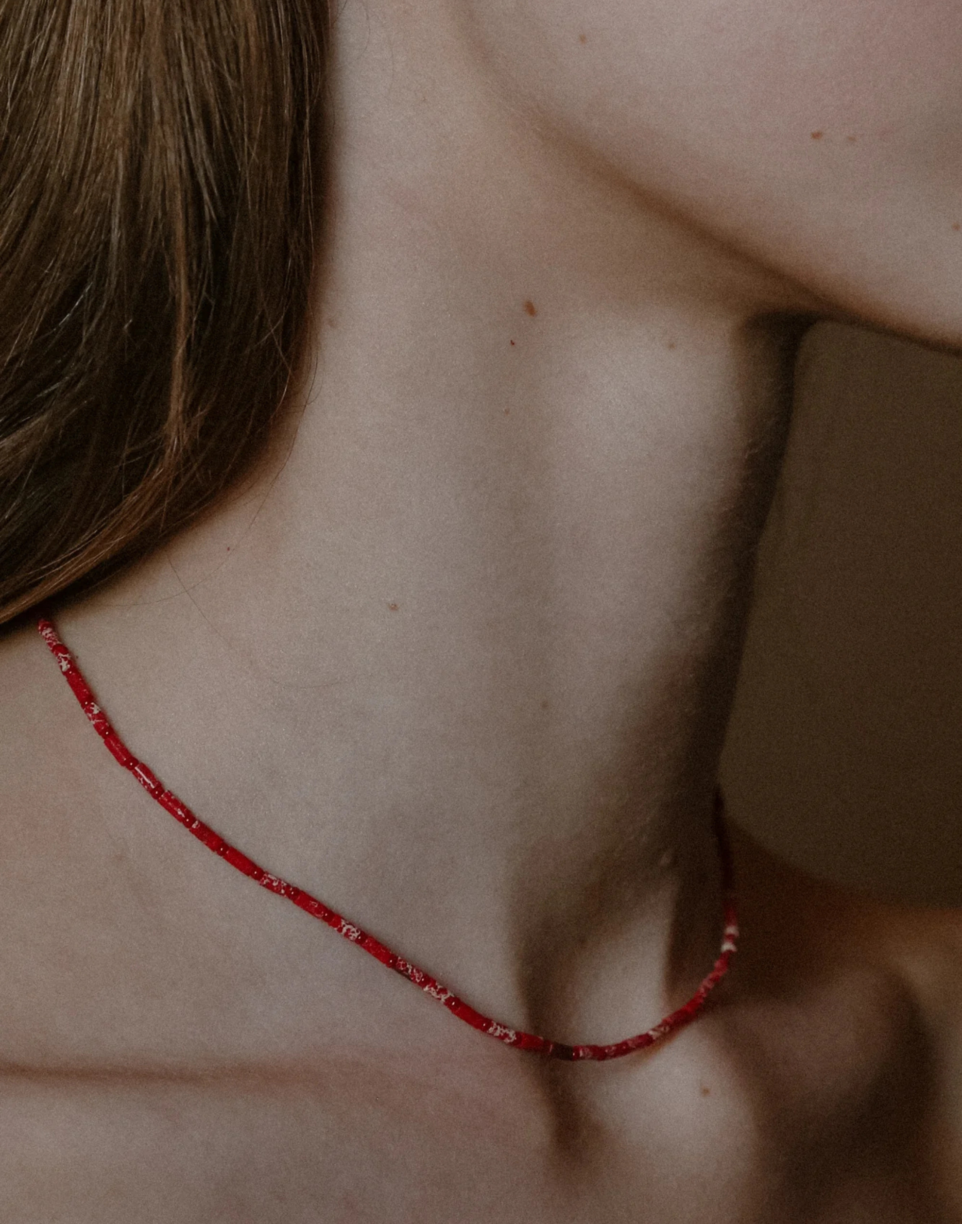Red & Silver Francis Necklace