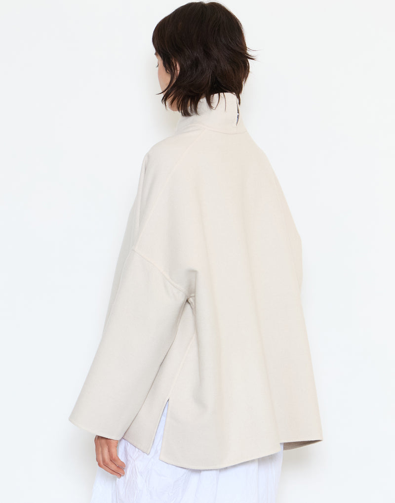 Two Tone Wool Reversible Giacca Gladiolo Jacket