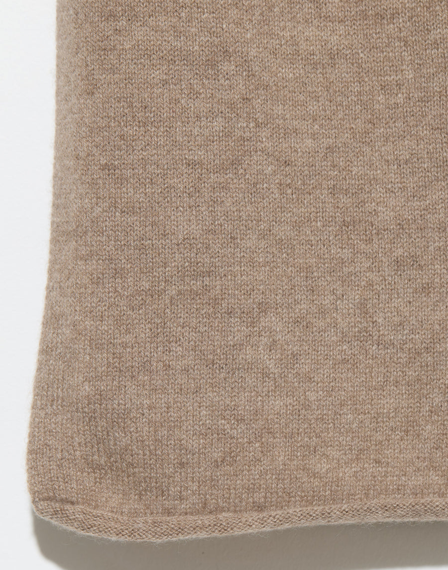 Shiitake Raw Cashmere Everyday Scarf