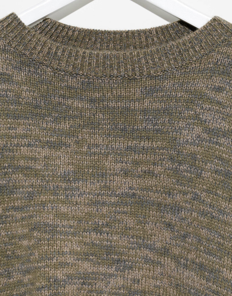Moss Taupe Cashmere Aila Chunky Pullover