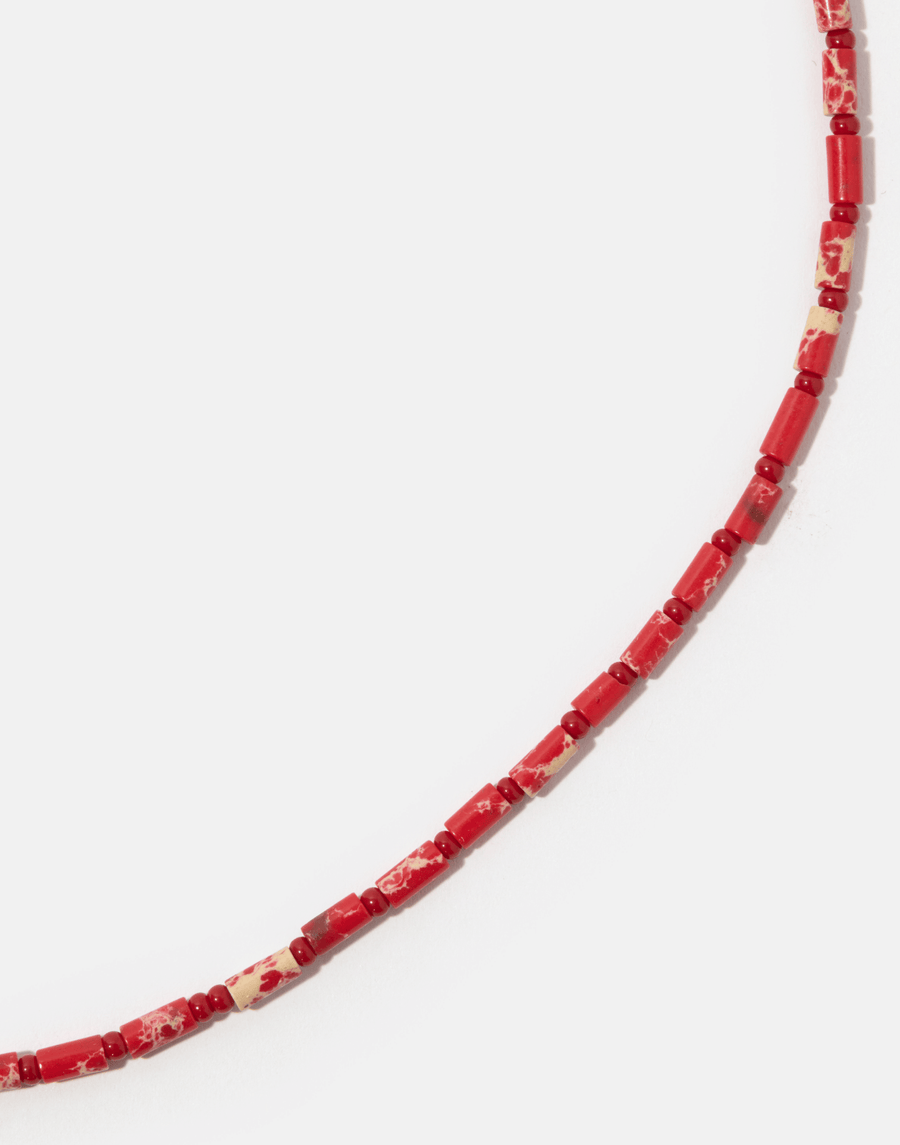 Red & Silver Francis Necklace