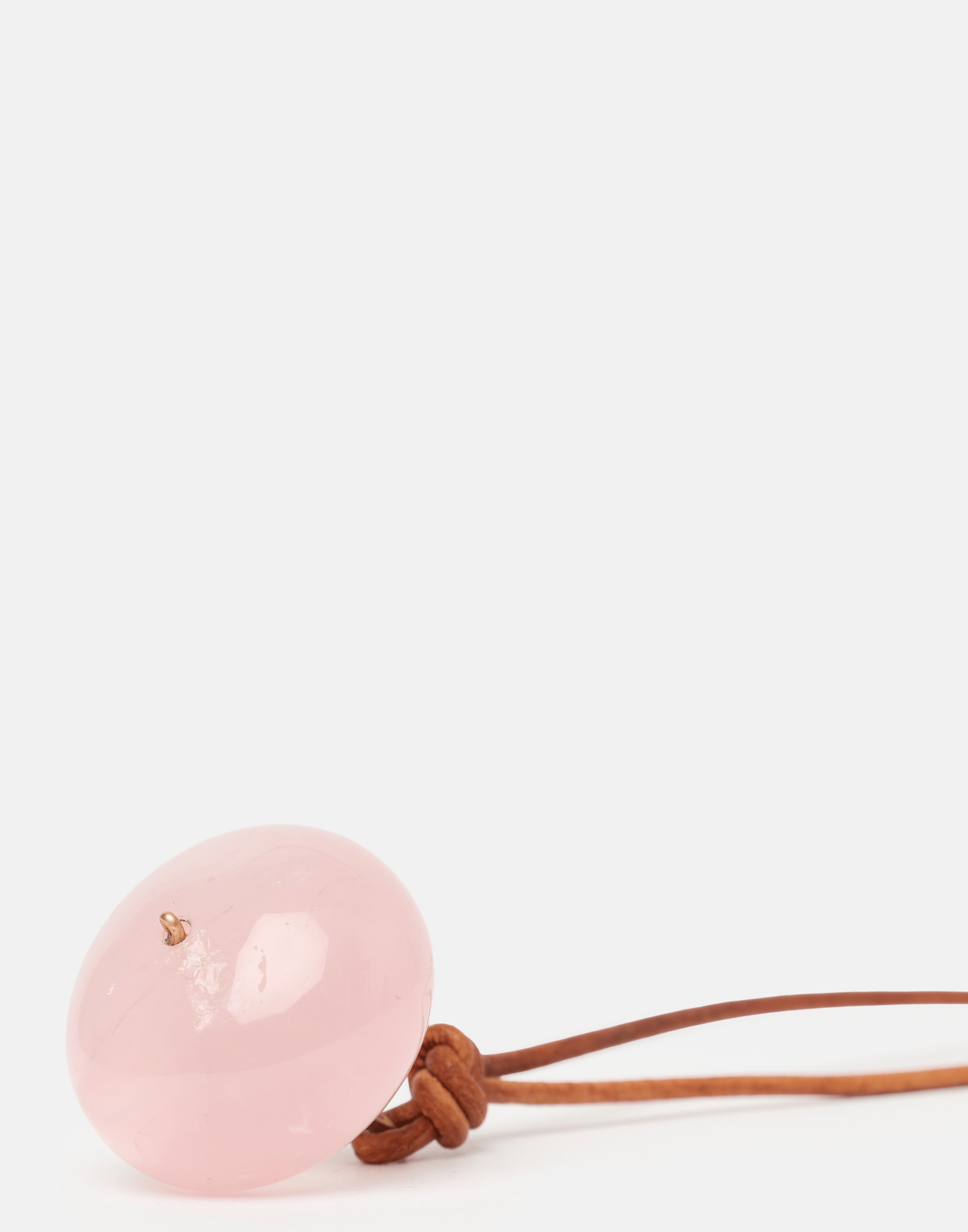 Rose Quartz Pendant Necklace