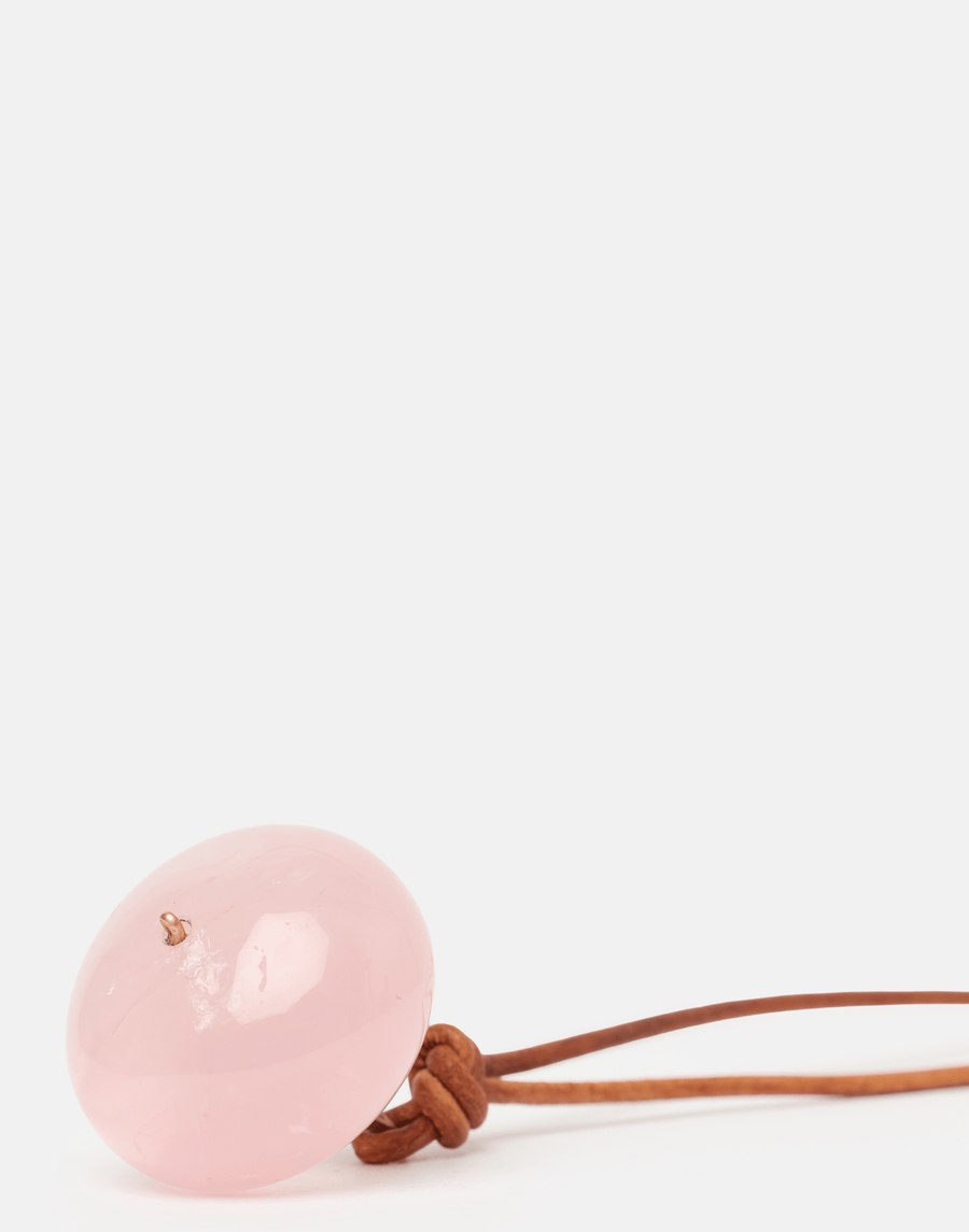 Rose Quartz Pendant Necklace