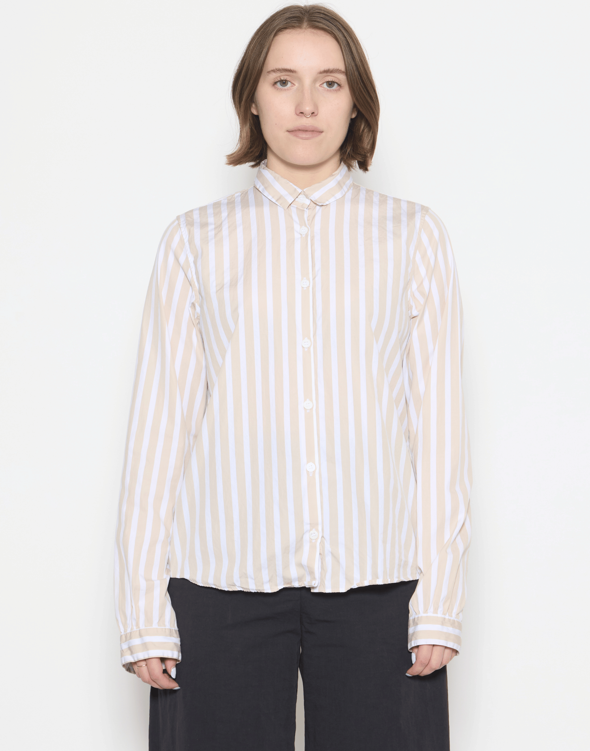 Sandy Stripe Cotton Tyrol Shirt