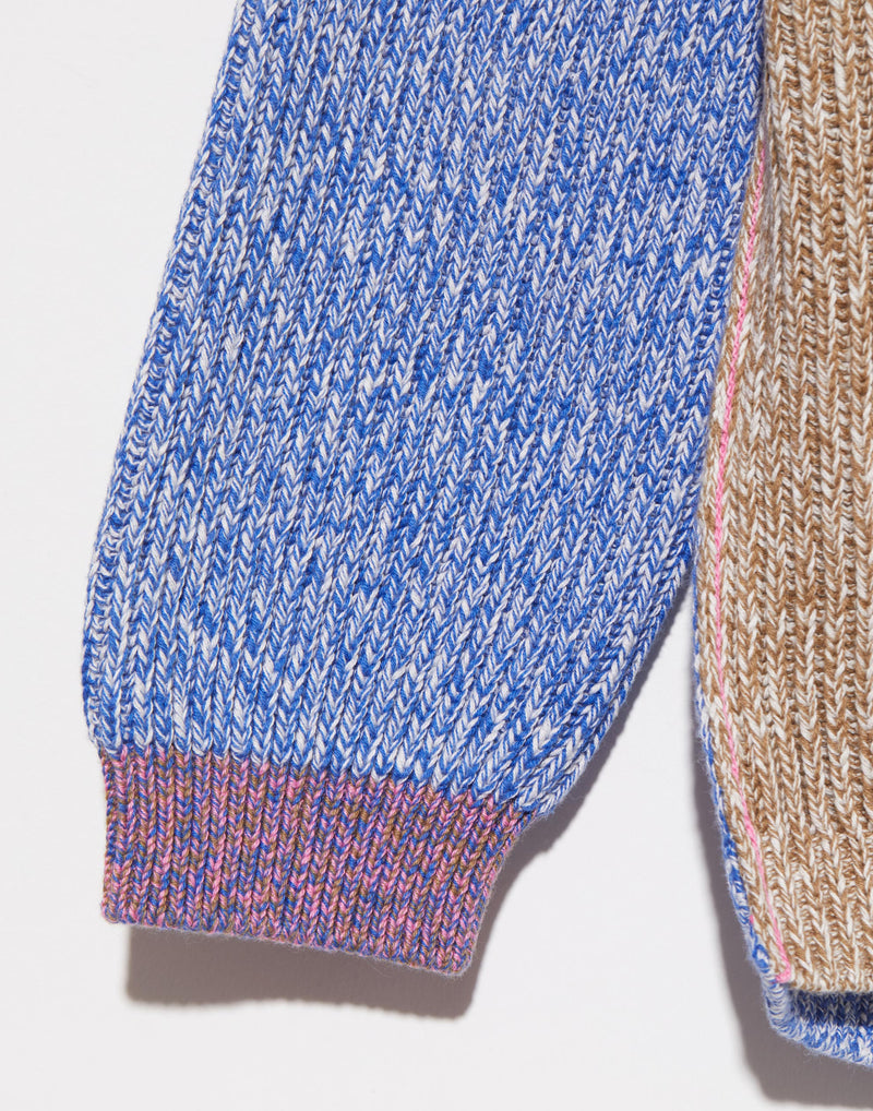 Multicoloured Cotton Chunky Cardigan