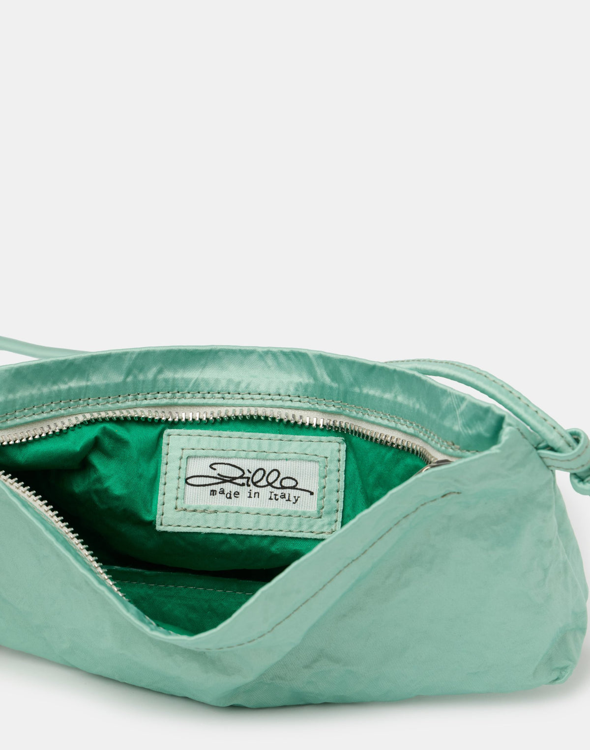 Aloe Satin & Metallic Foil Mini Bag