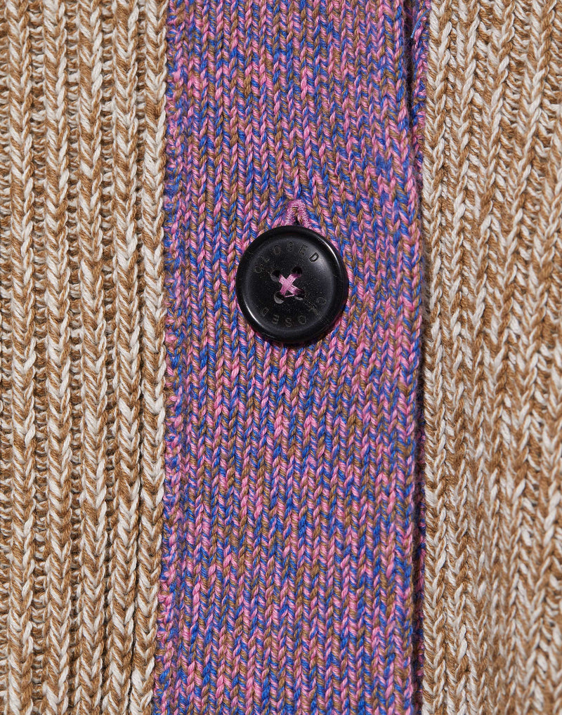 Multicoloured Cotton Chunky Cardigan