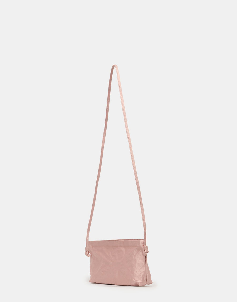 Pale Pink Satin & Metallic Foil Mini Bag