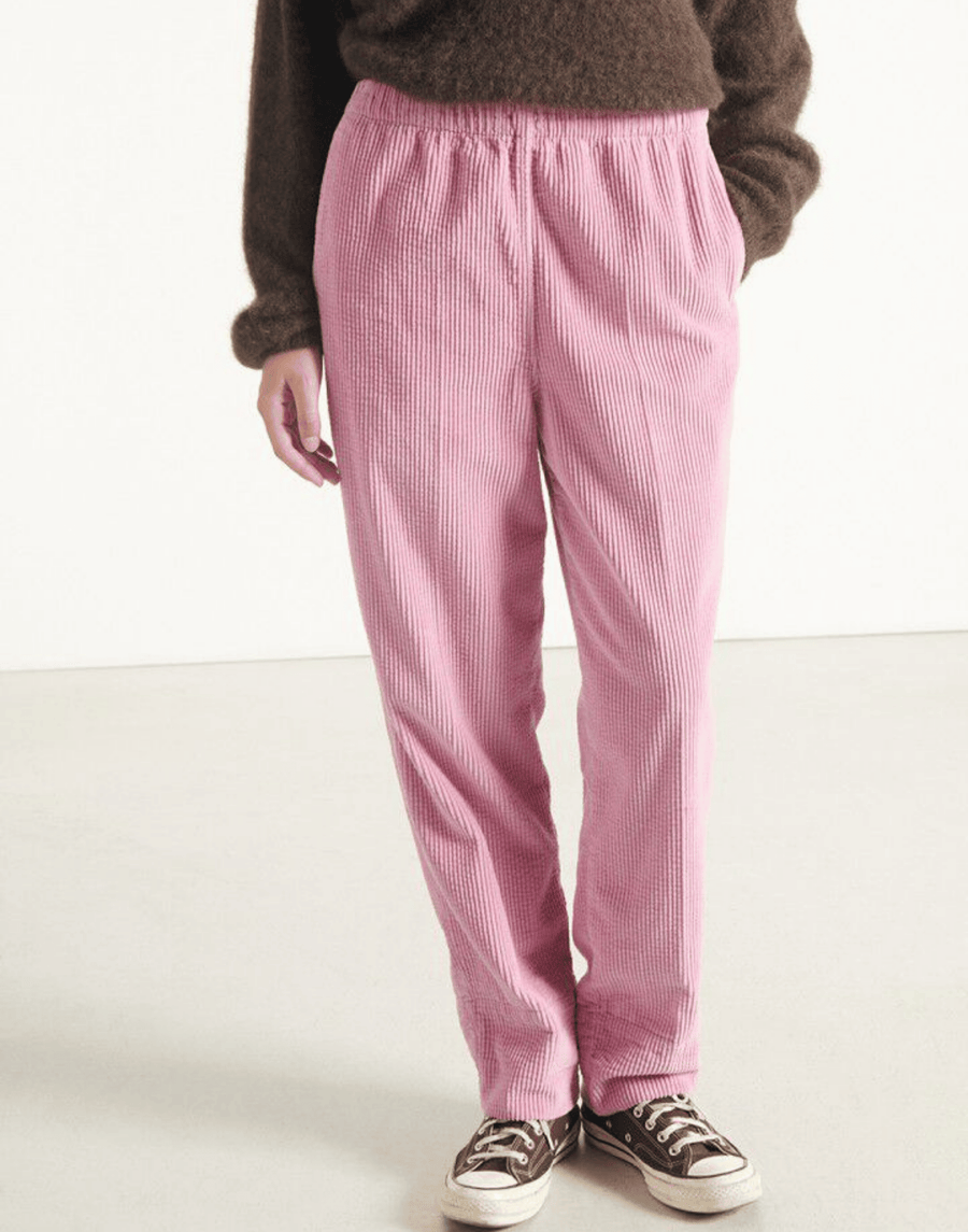Vintage Pink Cotton Corduroy Padow Pants