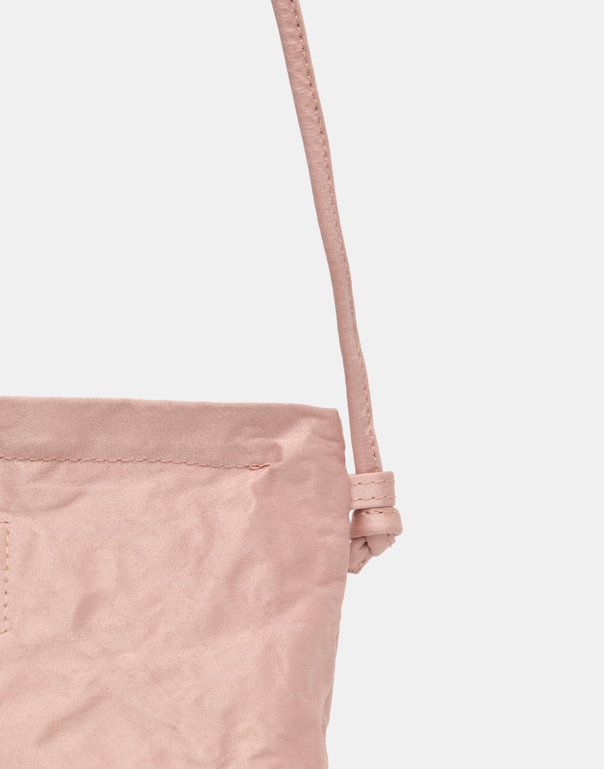 Pale Pink Satin & Metallic Foil Mini Bag