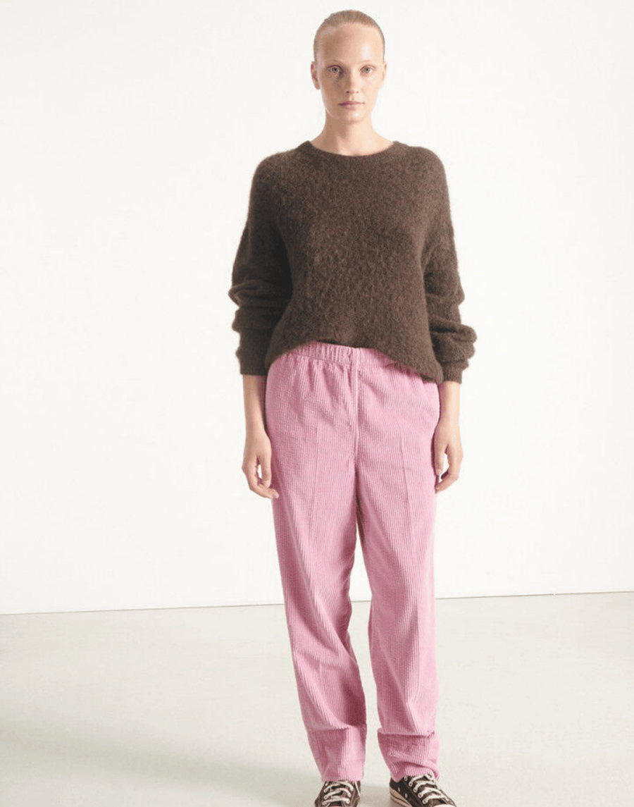 Vintage Pink Cotton Corduroy Padow Pants