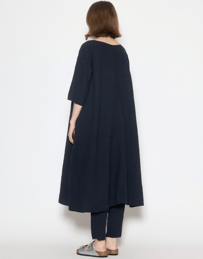 Danish Blue Linen Yilin Tunic Dress
