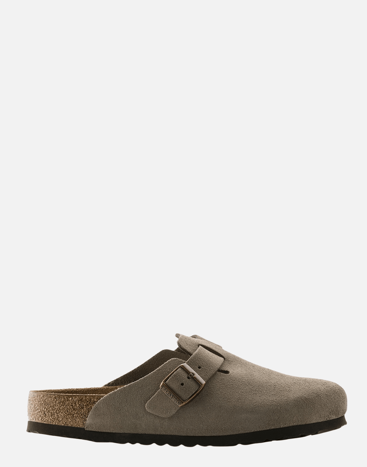 Regular SFB Taupe Suede Leather Boston Slides