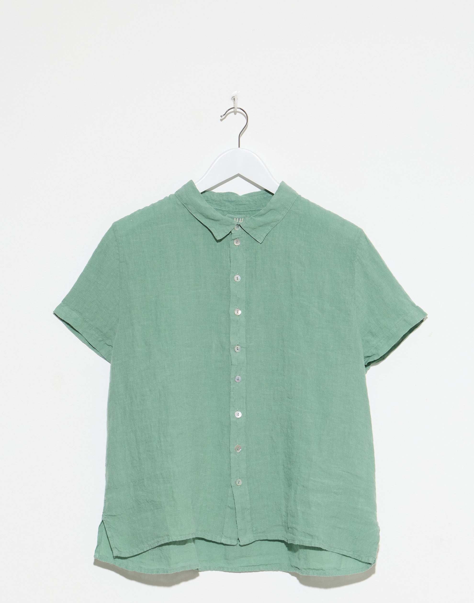 Duck Egg Light Linen Cliff Shirt