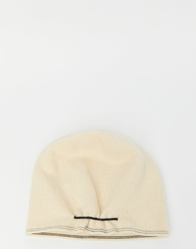 Ecru Taiga Long E Wool Beanie
