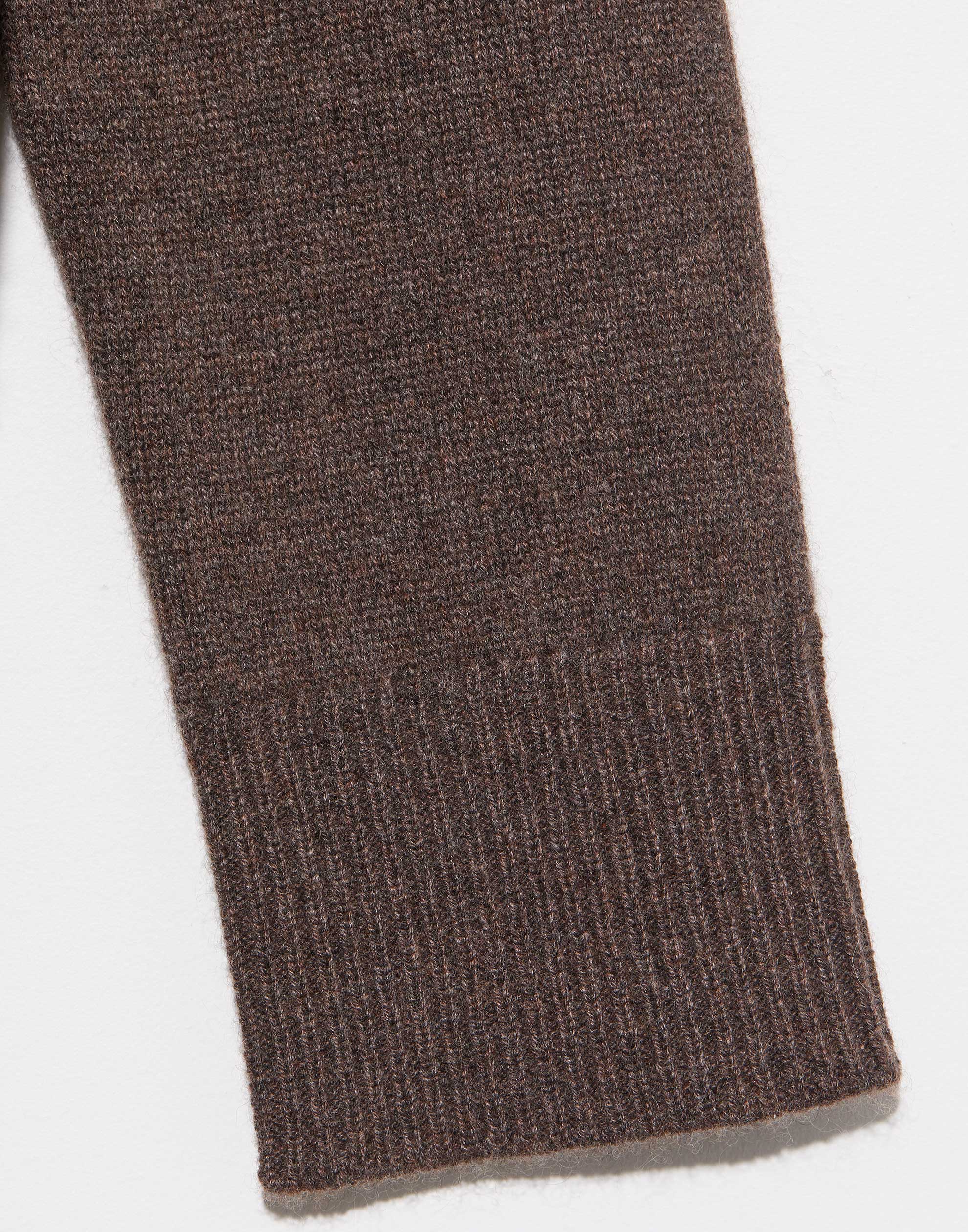 Chestnut Oversized Rollneck Cashmere Pullover