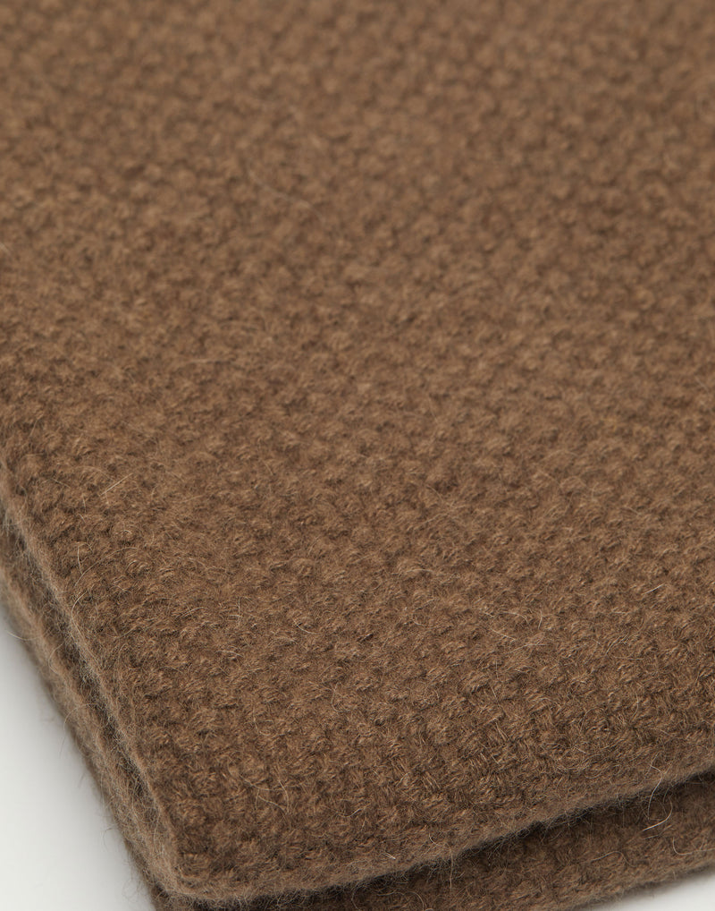 Cappuccino Sutai Solid Blanket