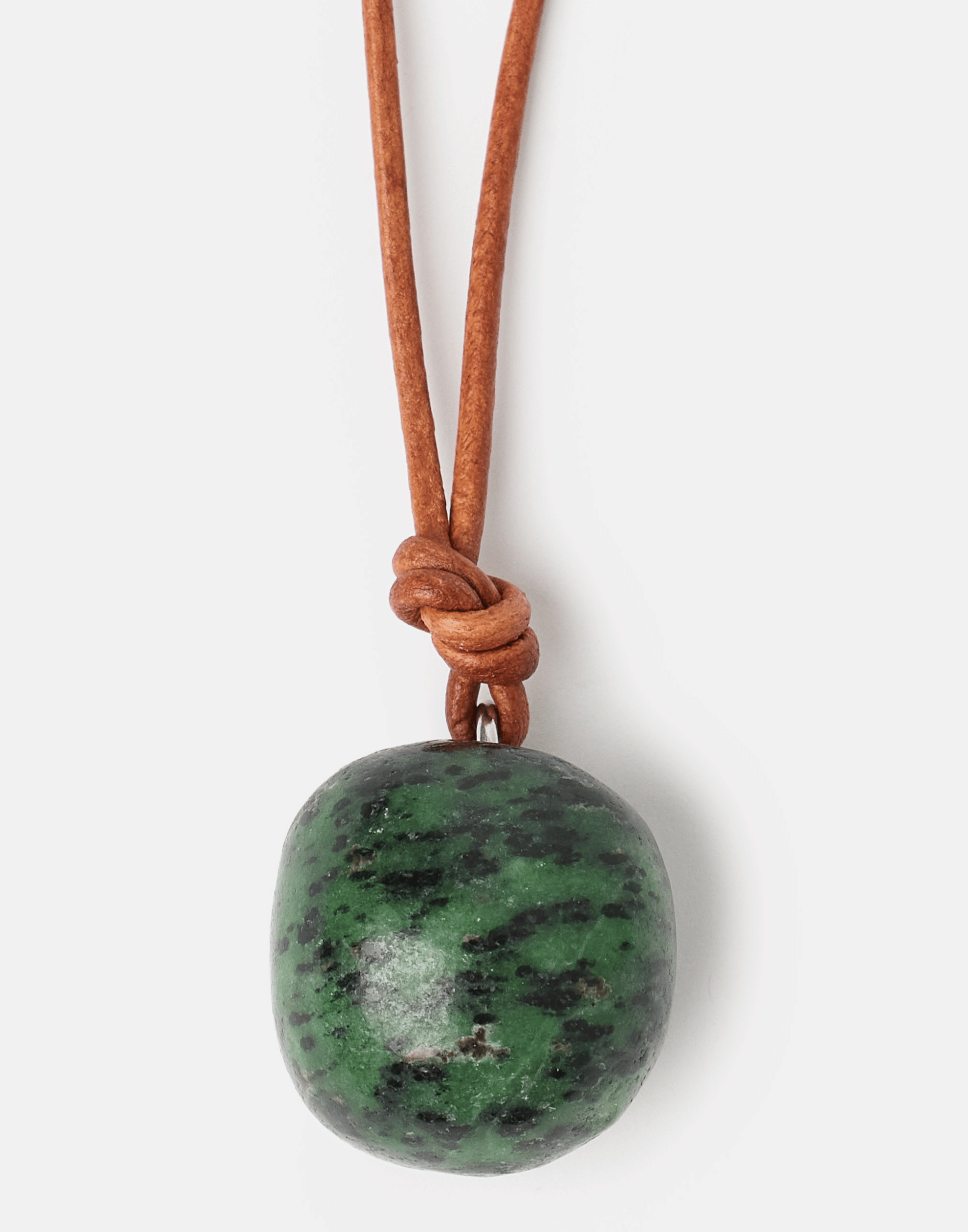 Ruby Zoisite Pendant Necklace