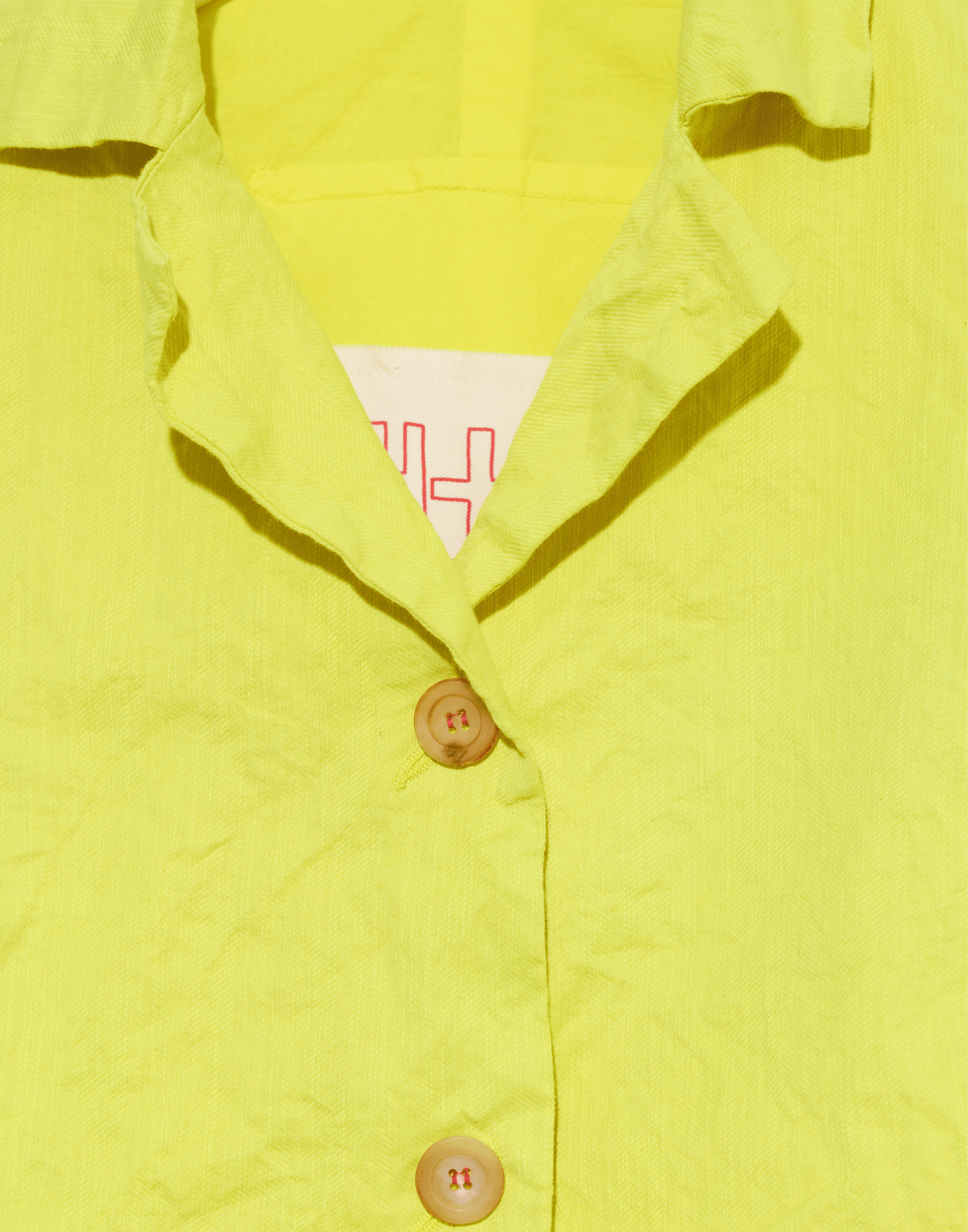 Lime Cotton Blend Jacqueline Jacket