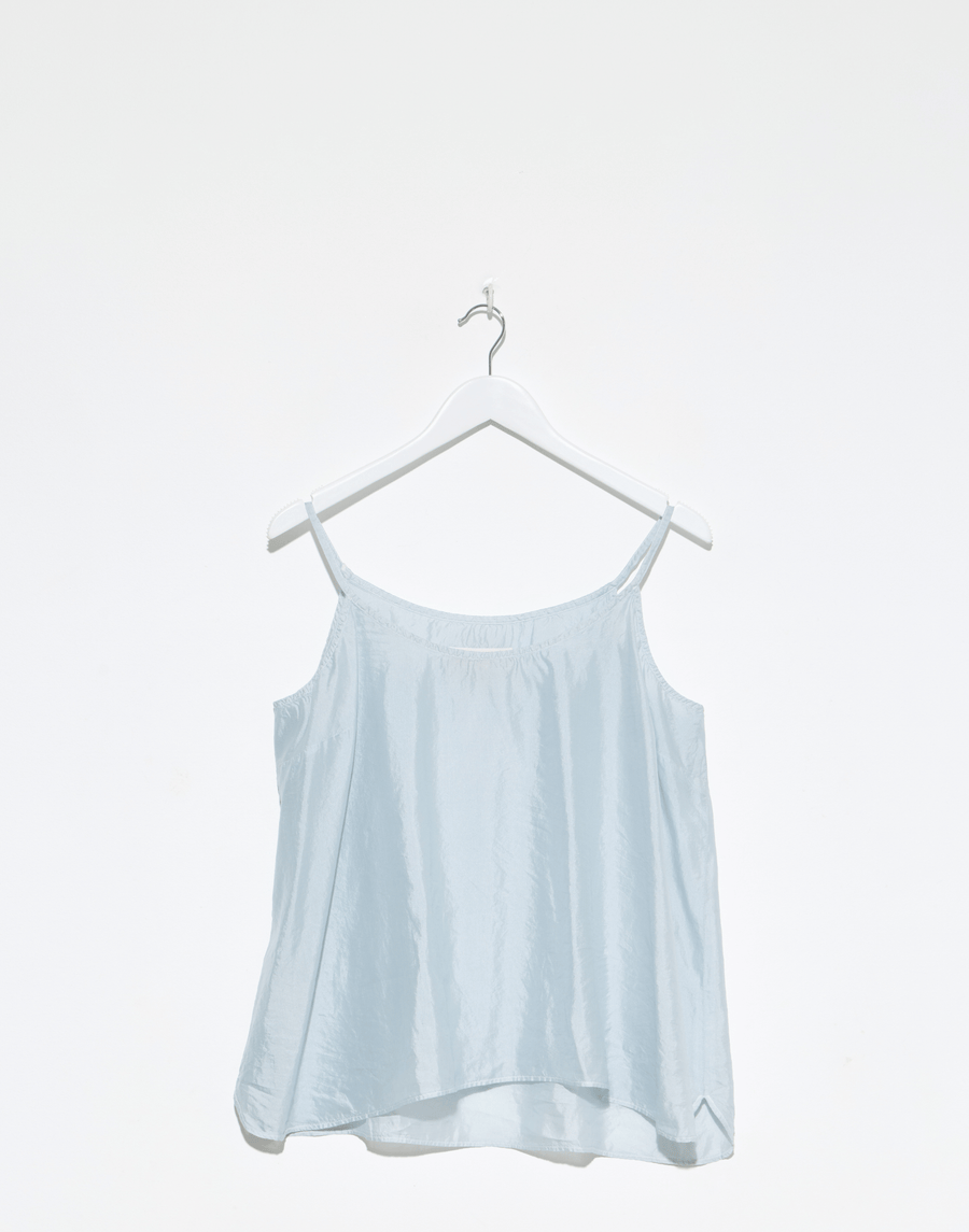 Moonish Blue Silk Shylk Caraco Tank Top