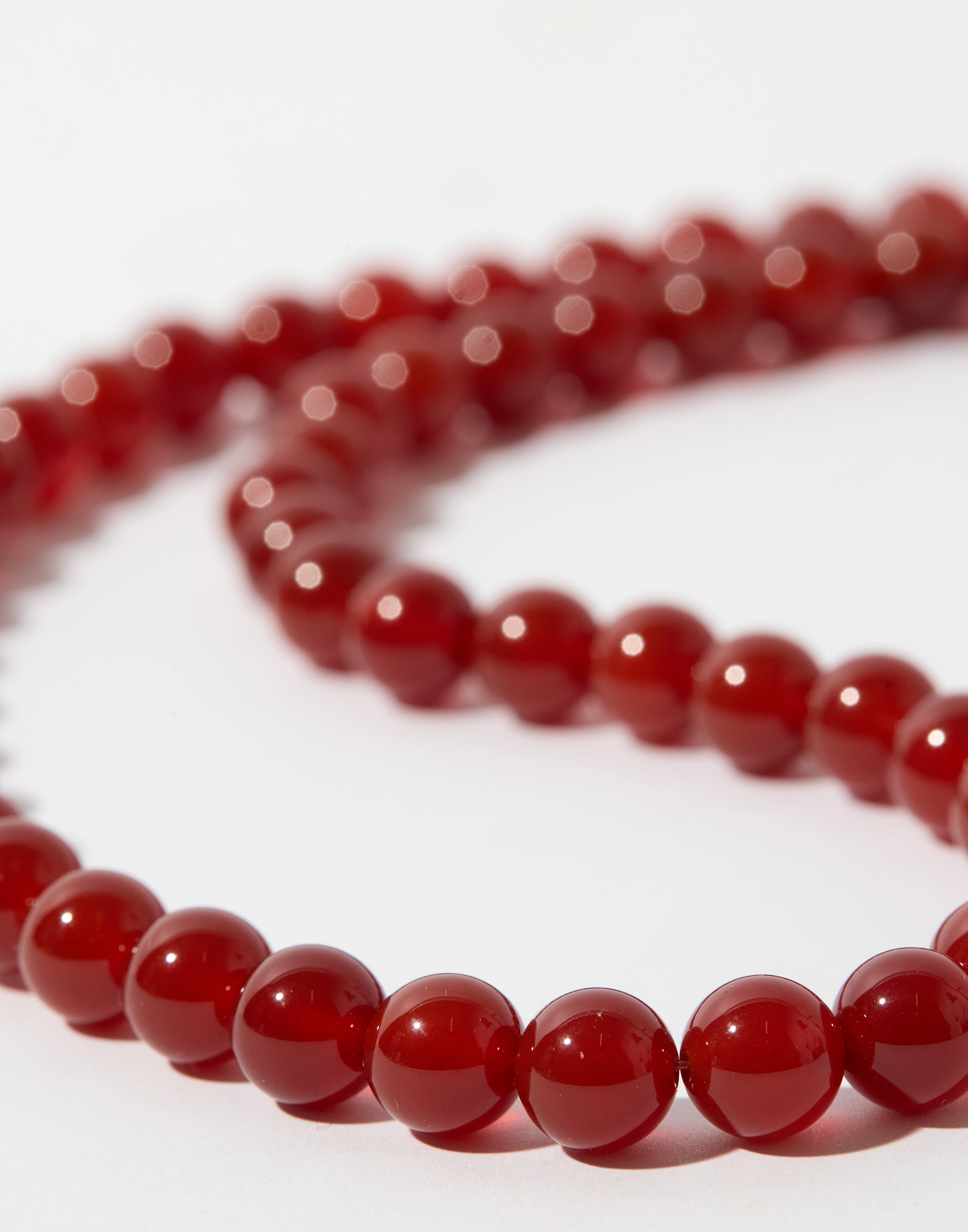 Carnelian & Silver Audrey Necklace