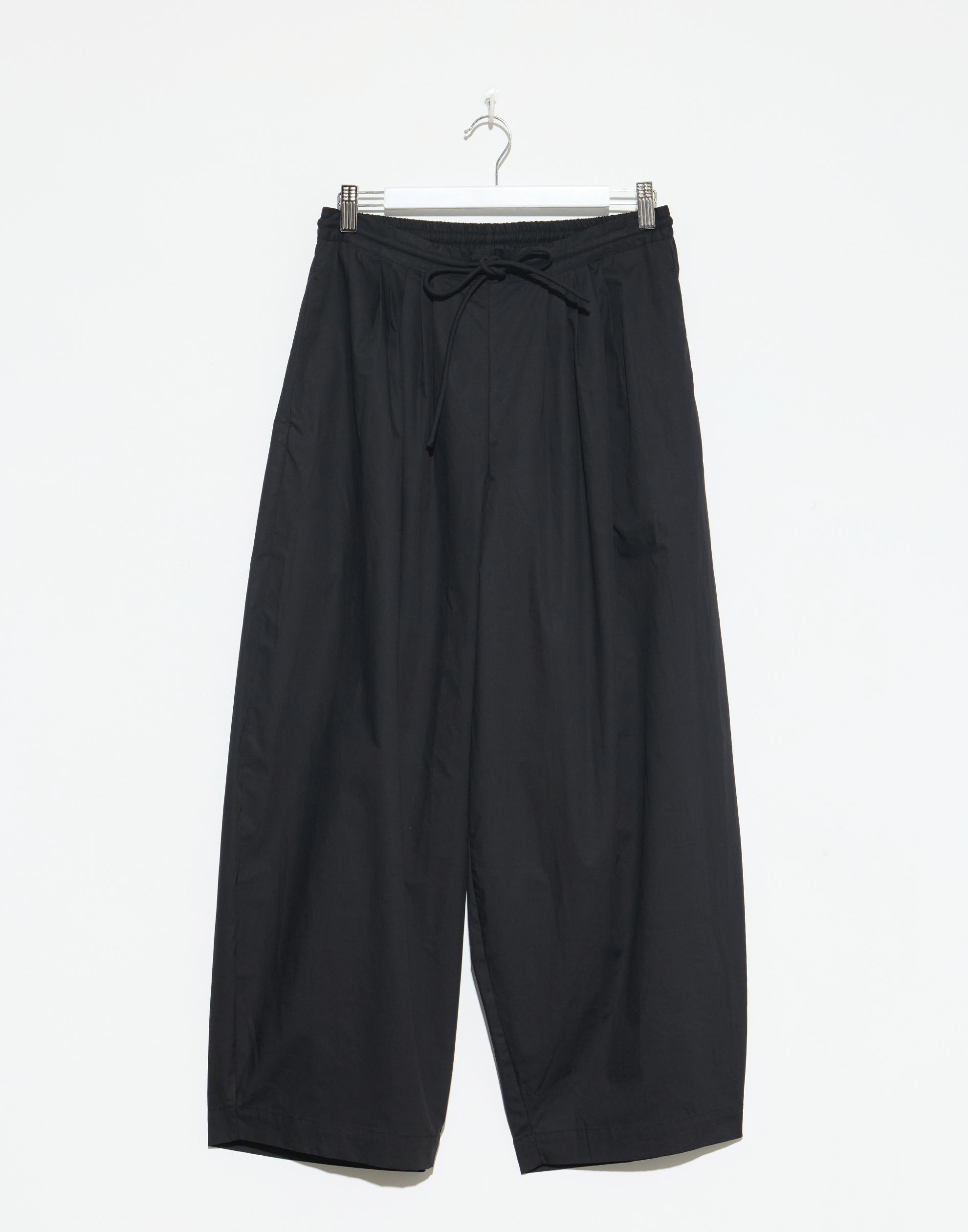 Black Cotton Poplin Pamela Pants