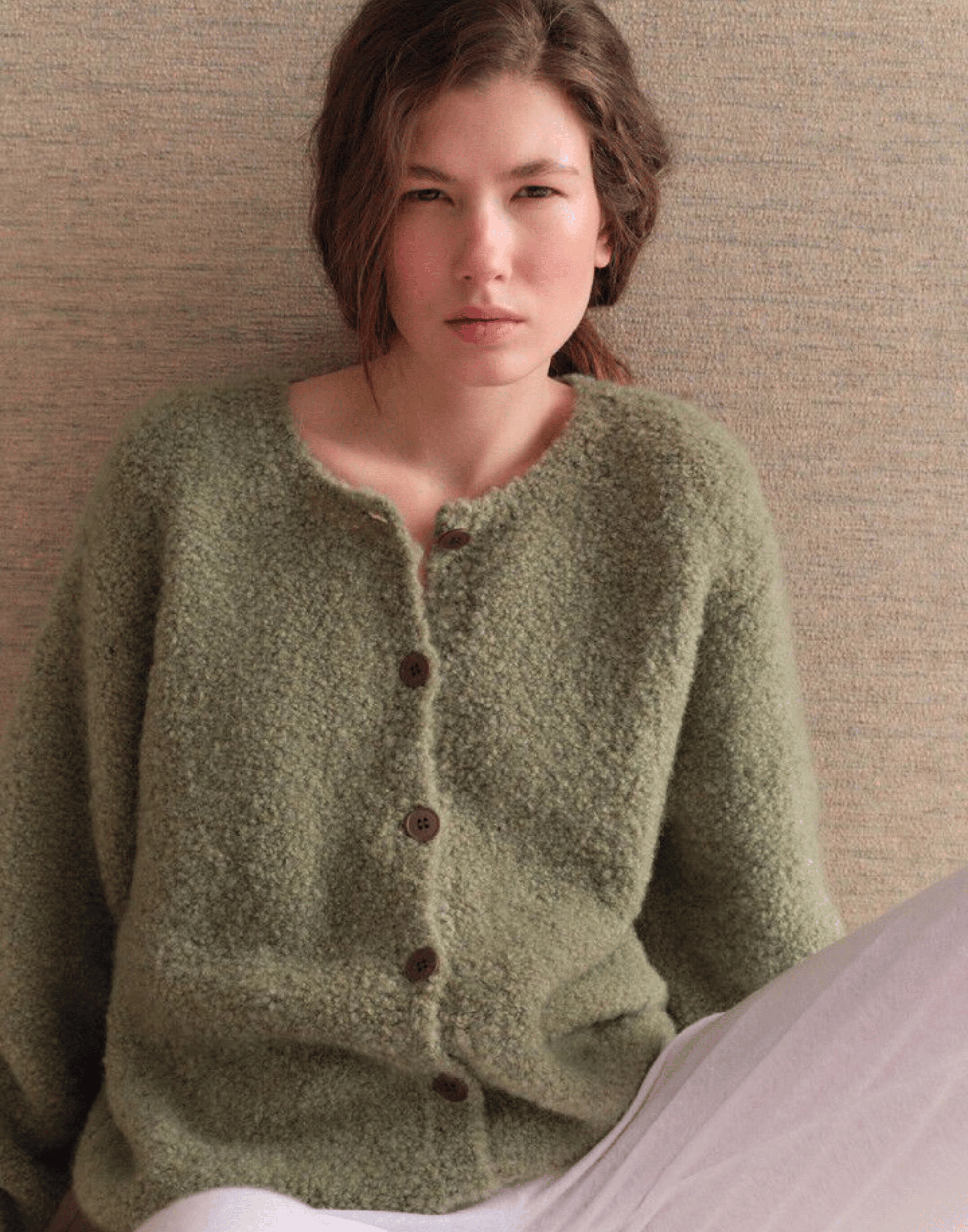 Shore Melange Wool Blend Zolly Cardigan