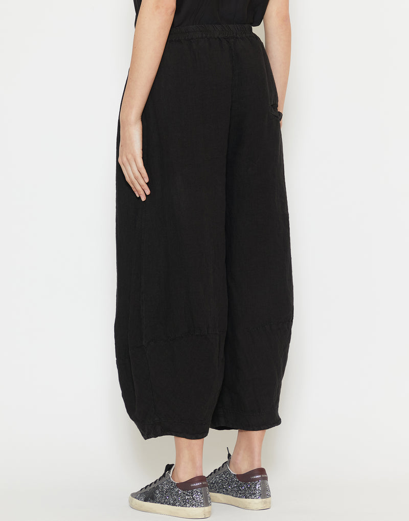 White Cotton Pigiama Fondo Stretto Trousers