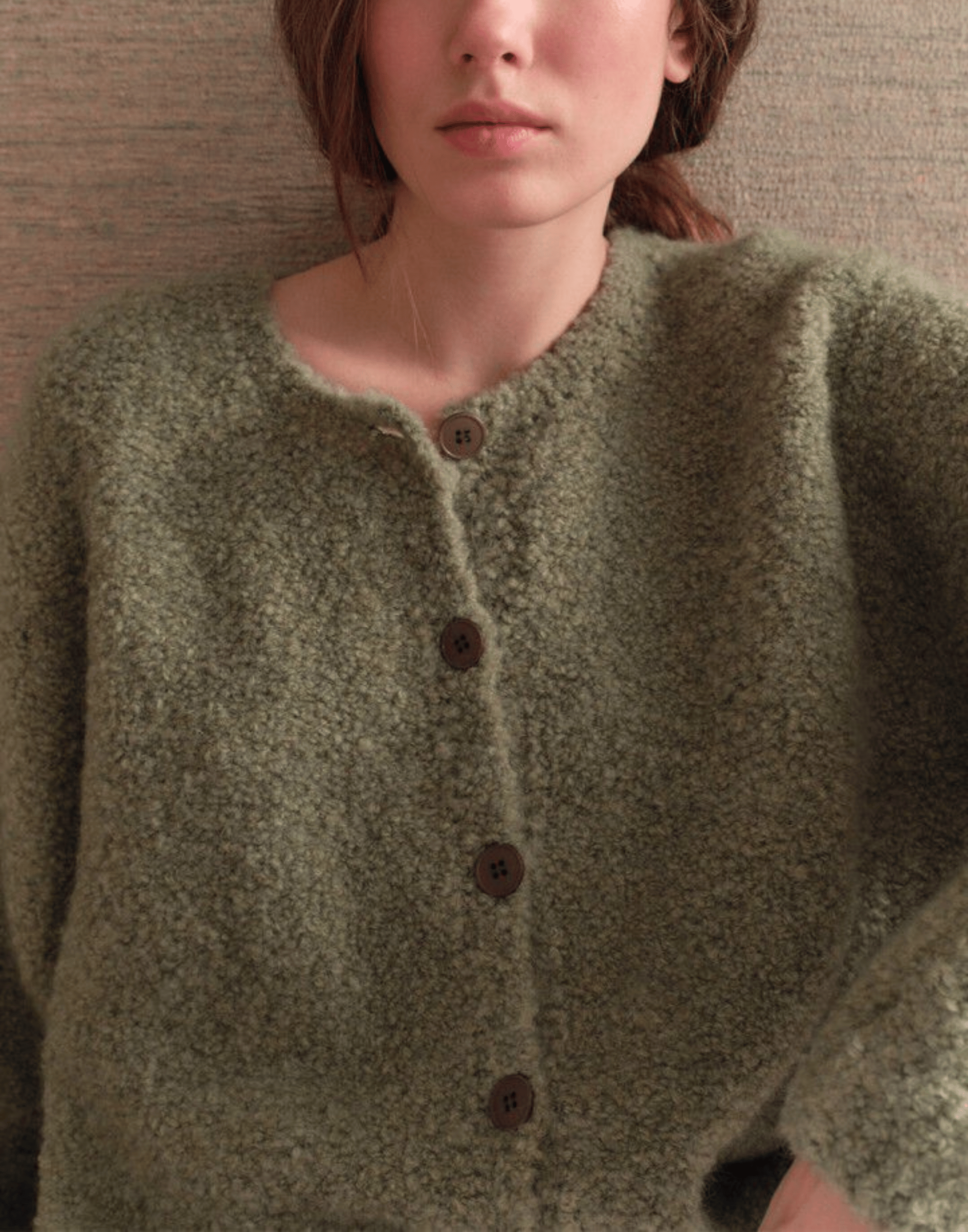 Shore Melange Wool Blend Zolly Cardigan