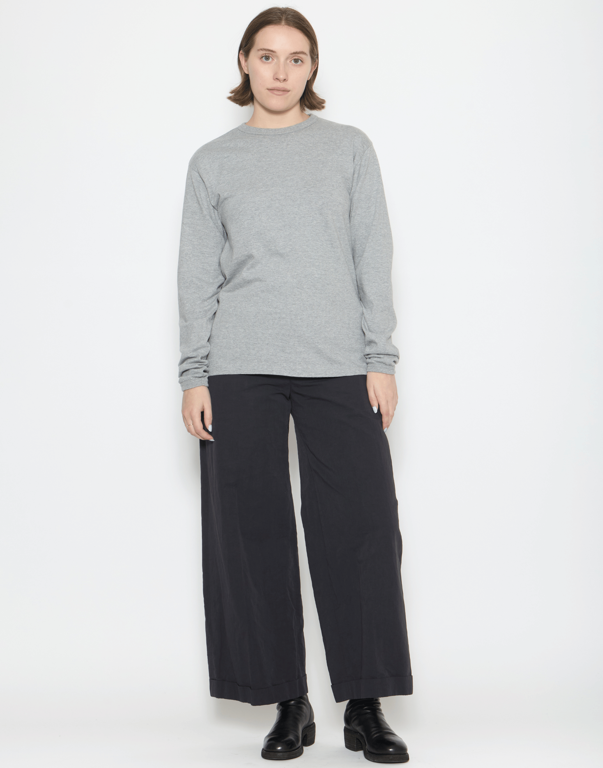 Hambledon Grey Na’Maka’Oh LS T-Shirt