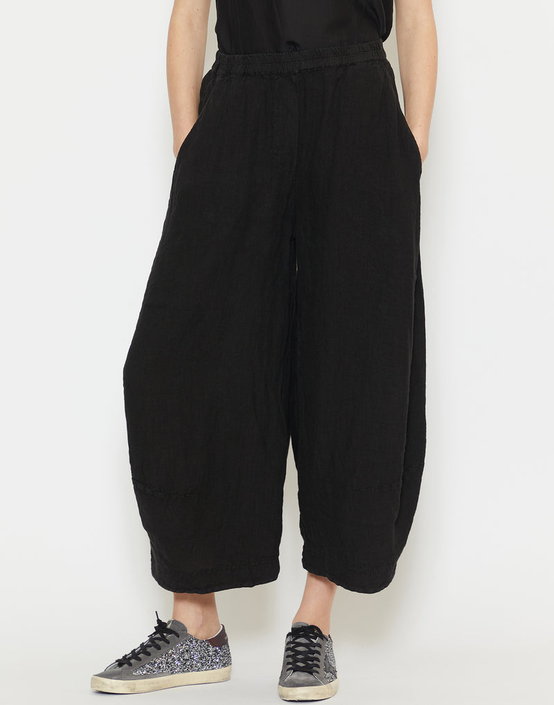 White Cotton Pigiama Fondo Stretto Trousers