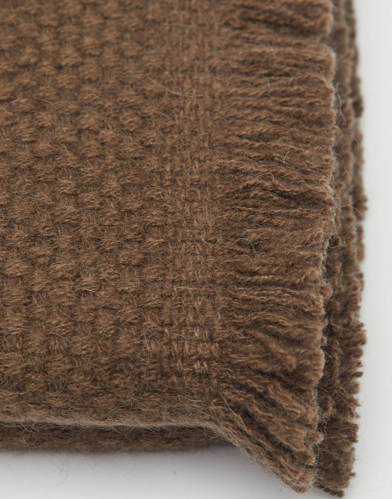 Cappuccino Sutai Solid Blanket