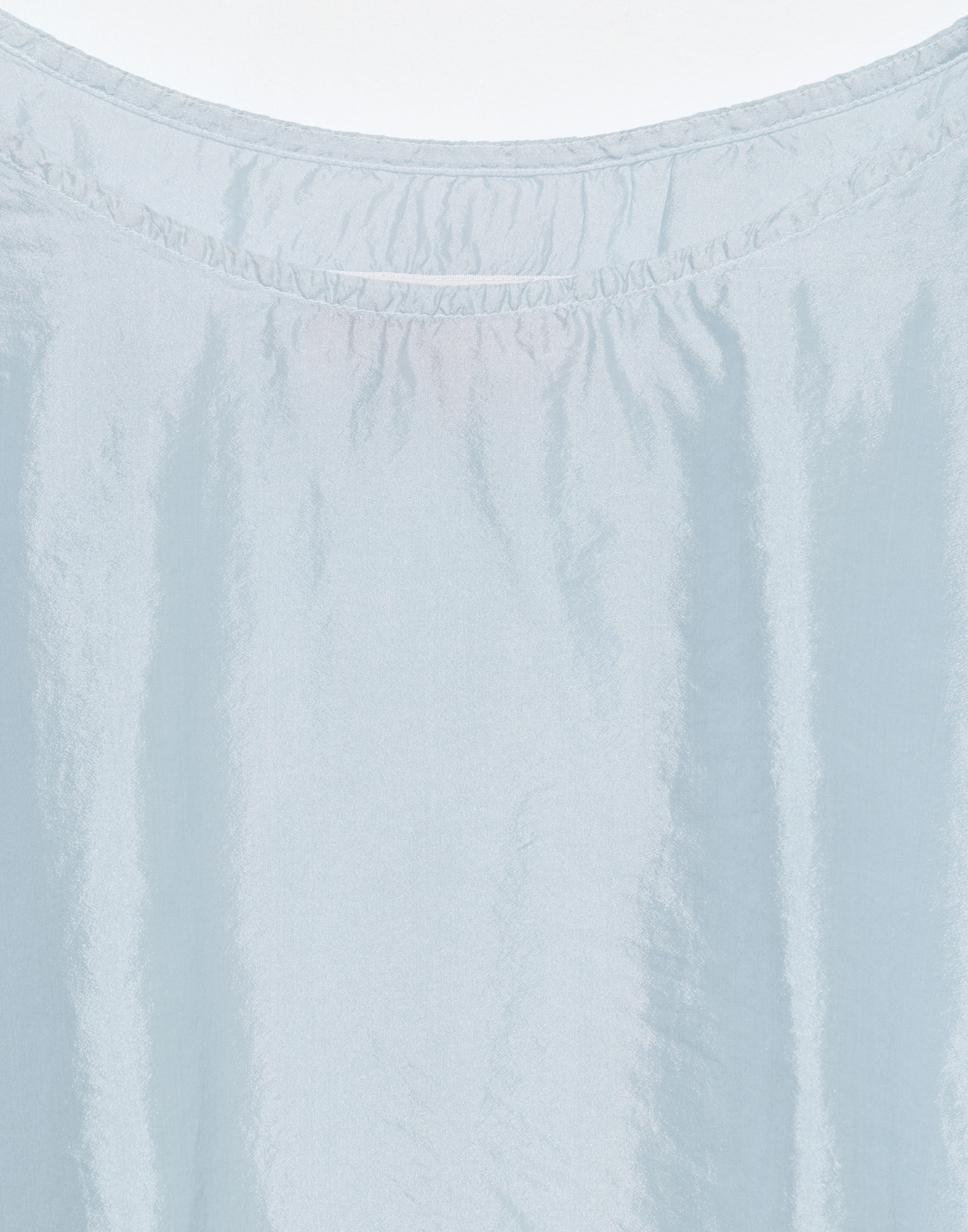 Moonish Blue Silk Shylk Caraco Tank Top