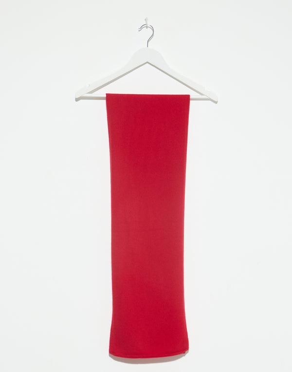 Scarlet Red Cashmere Everyday Scarf