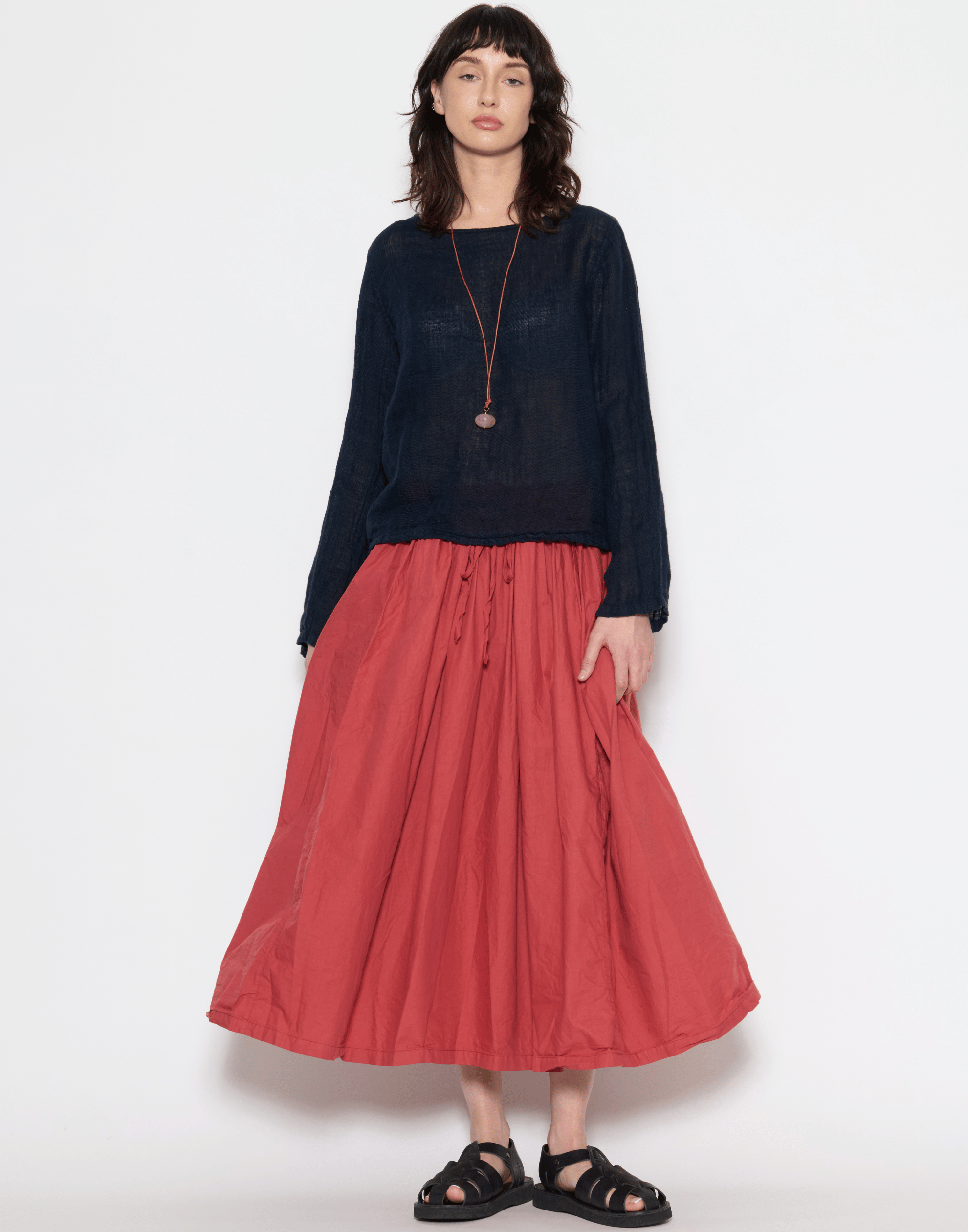 Terracotta Cotton Ulla Skirt