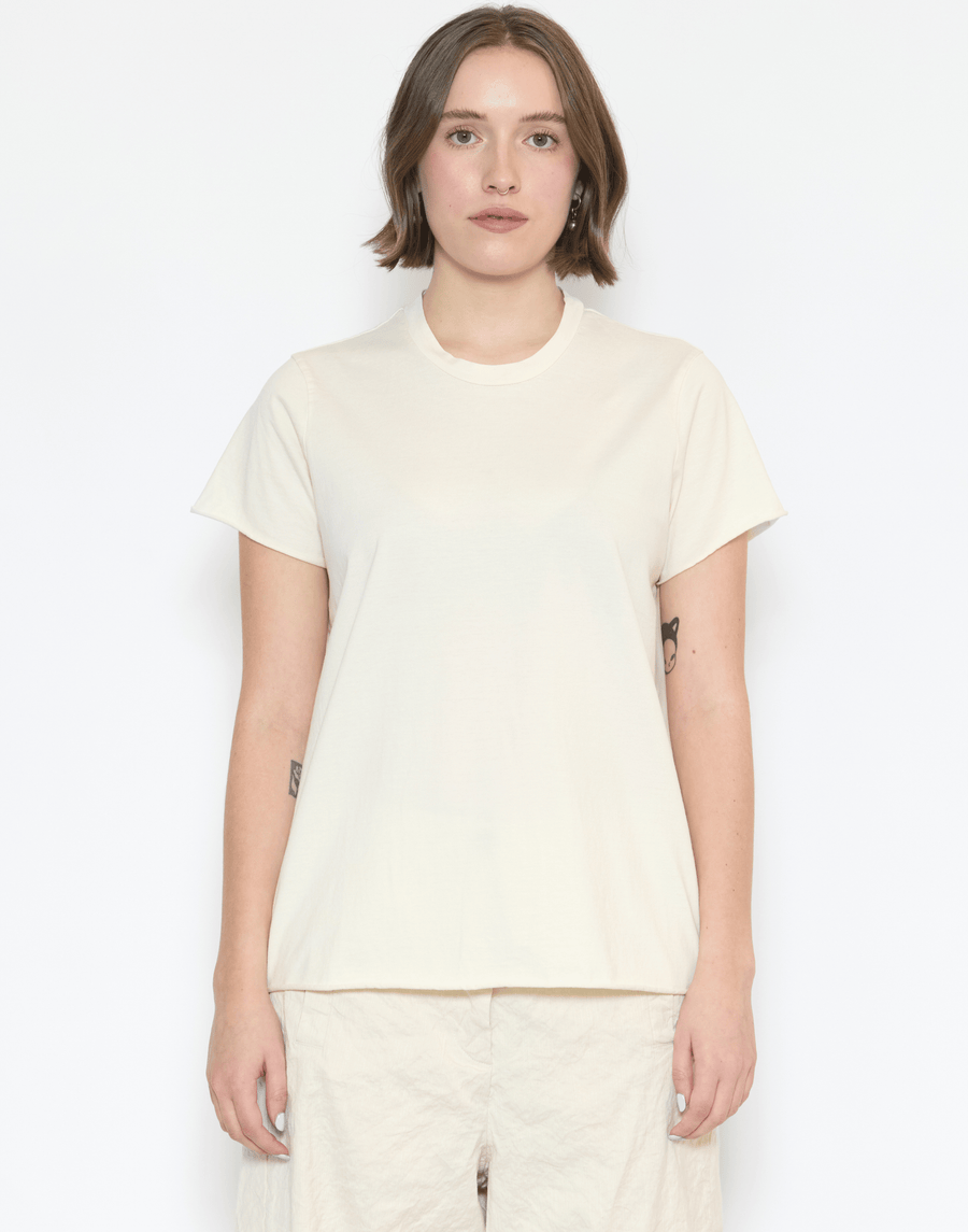 Avorio Cotton Maglia Rico T-Shirt