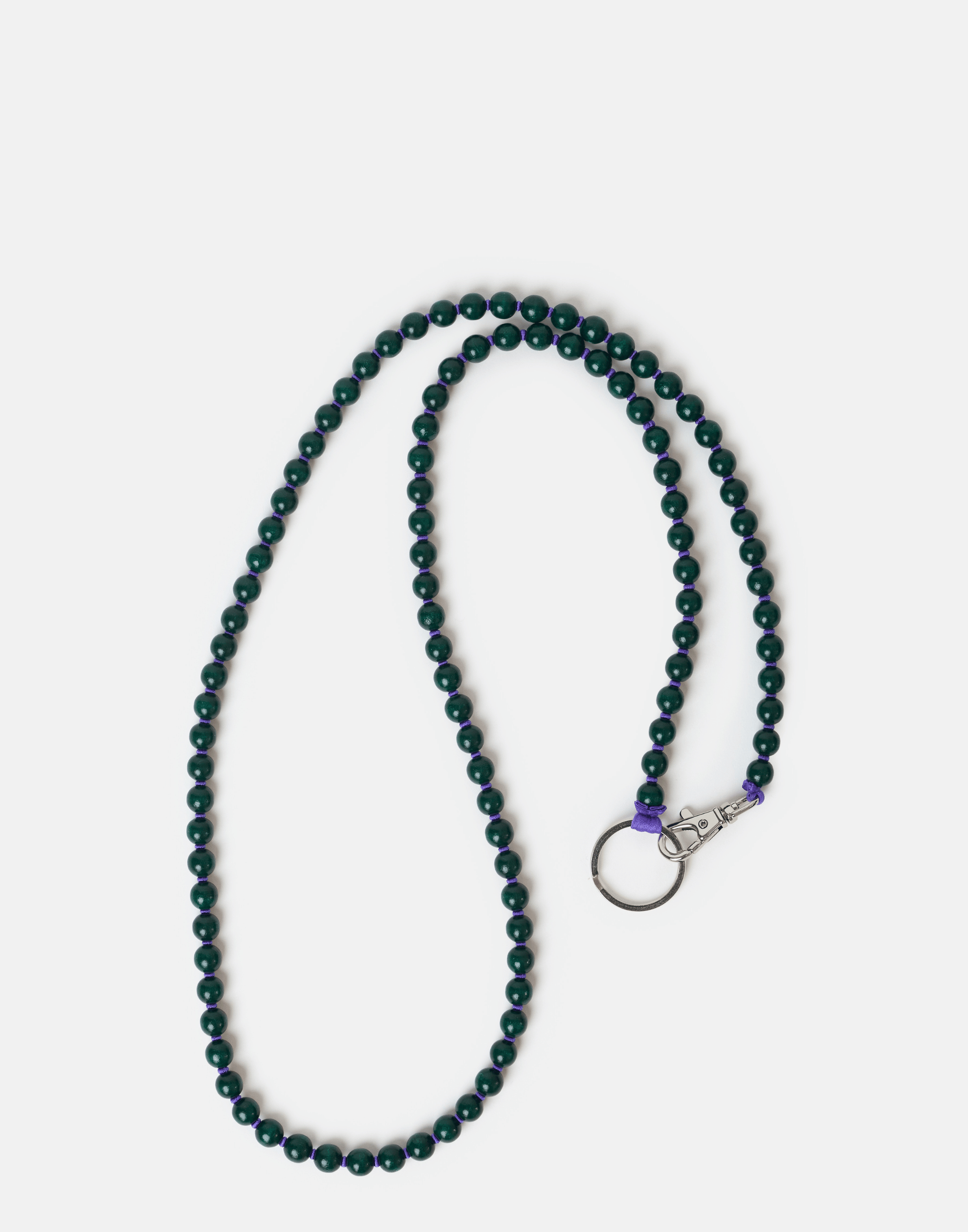 Dark Green & Purple Phone Necklace