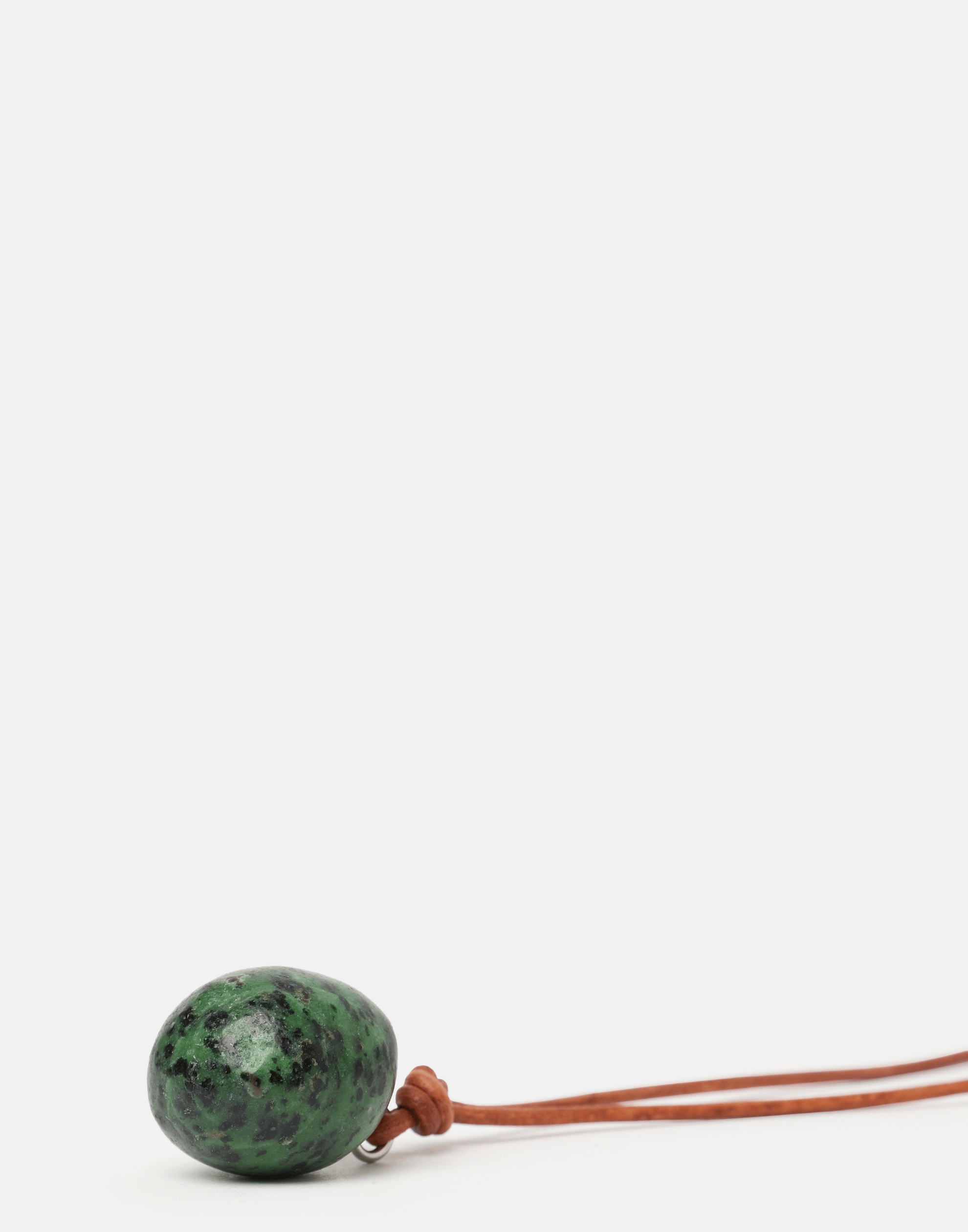 Ruby Zoisite Pendant Necklace