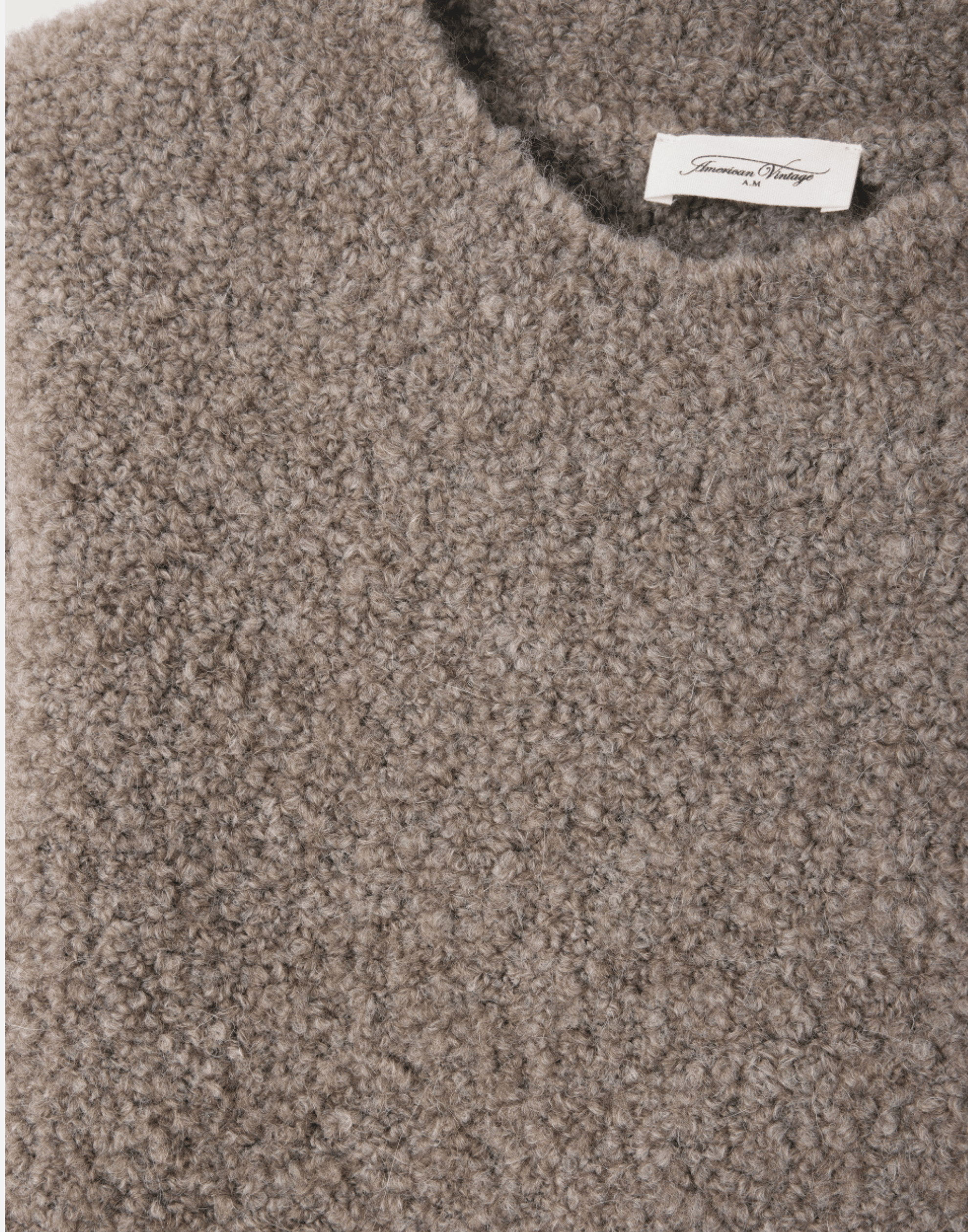 Taupe Wool Blend Zolly Pullover