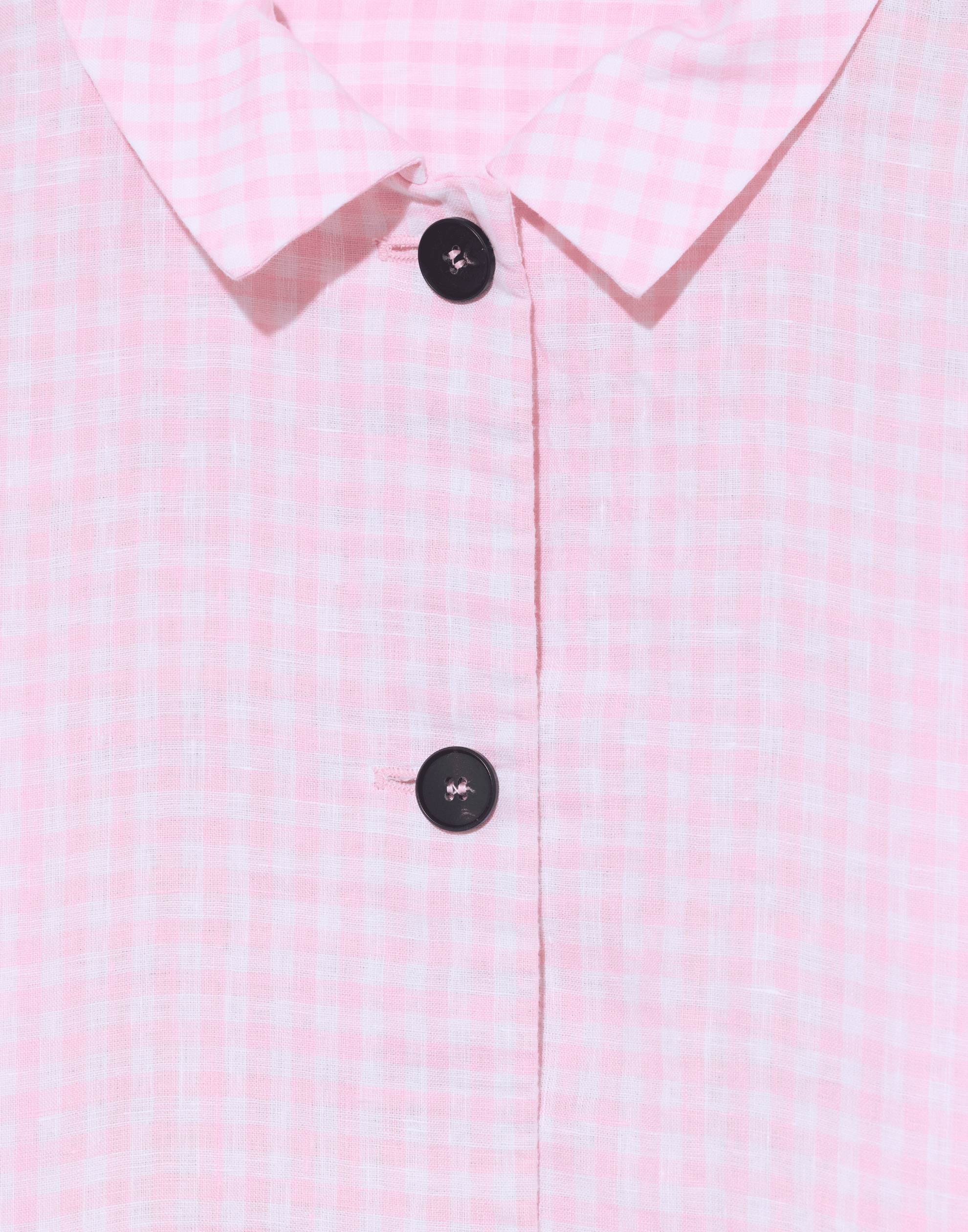Pink Check Linen Uli Jacket