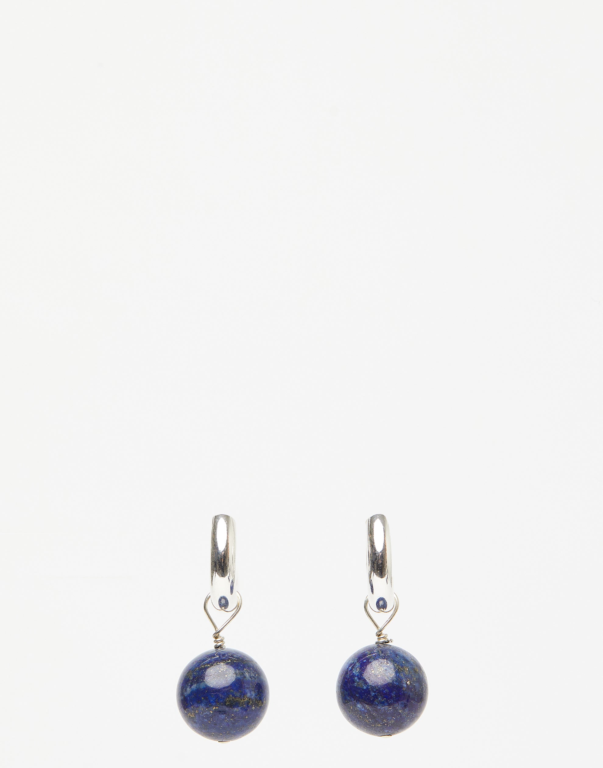 Lapis Lazuli & Silver Jerico Earrings