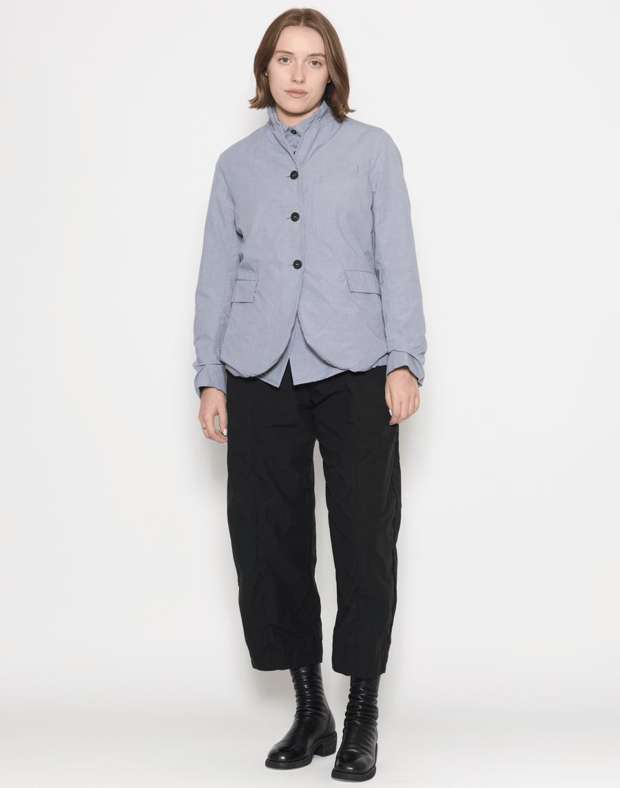 Charcoal Check Cotton Tyrol Jacket