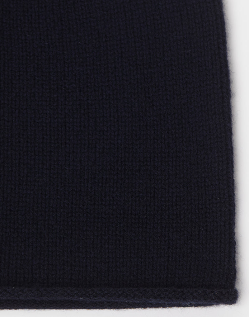 Navy Cashmere Beanie