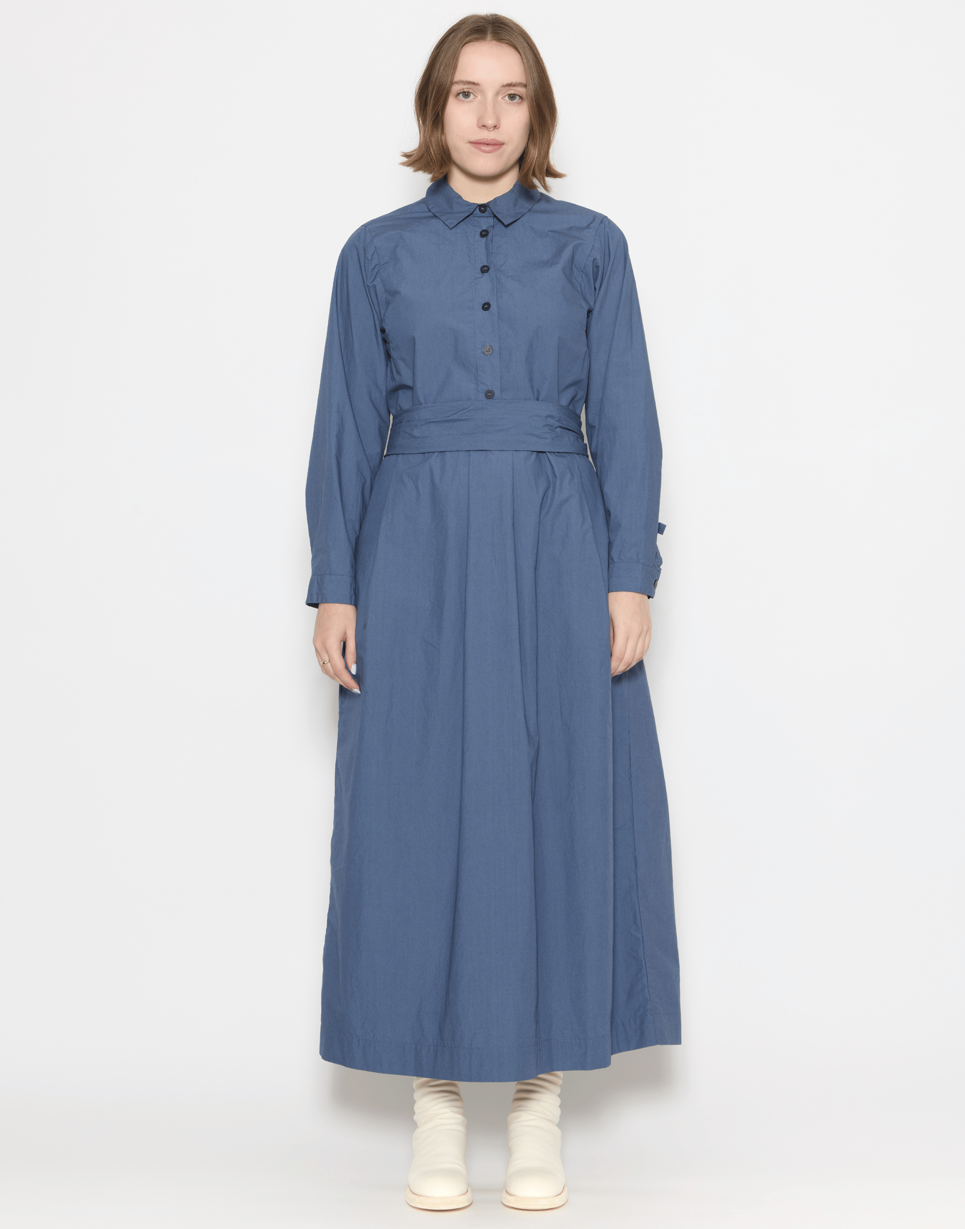 Blue Cotton Dina Dress
