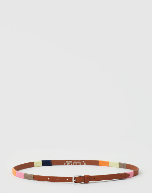 Wrapped Leather Belt