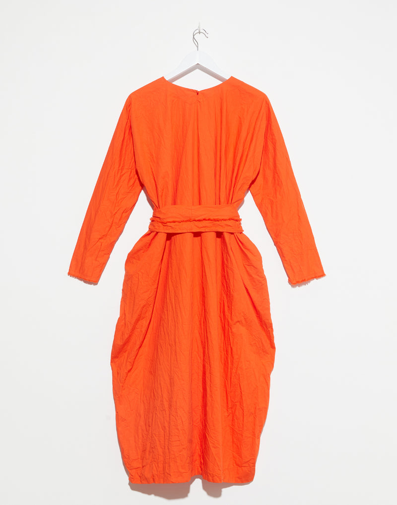 Orange Cotton Luciana Rossella Dress