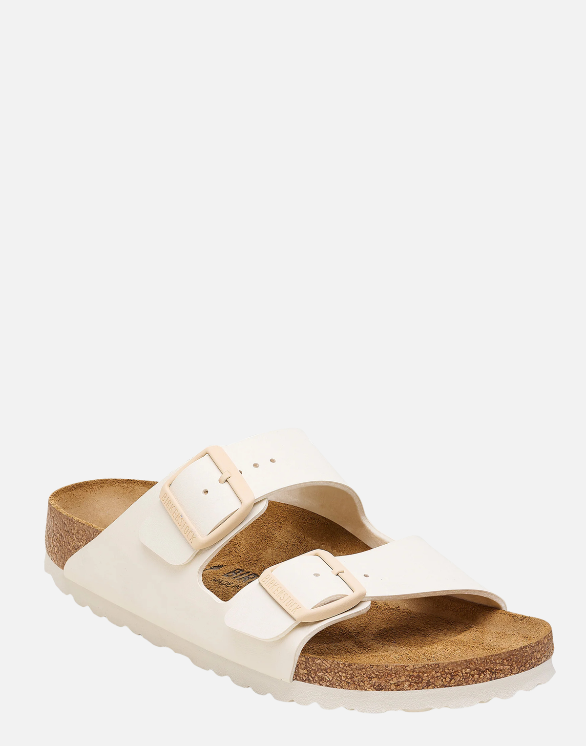 Regular Eggshell Birko-Flor Arizona Sandals